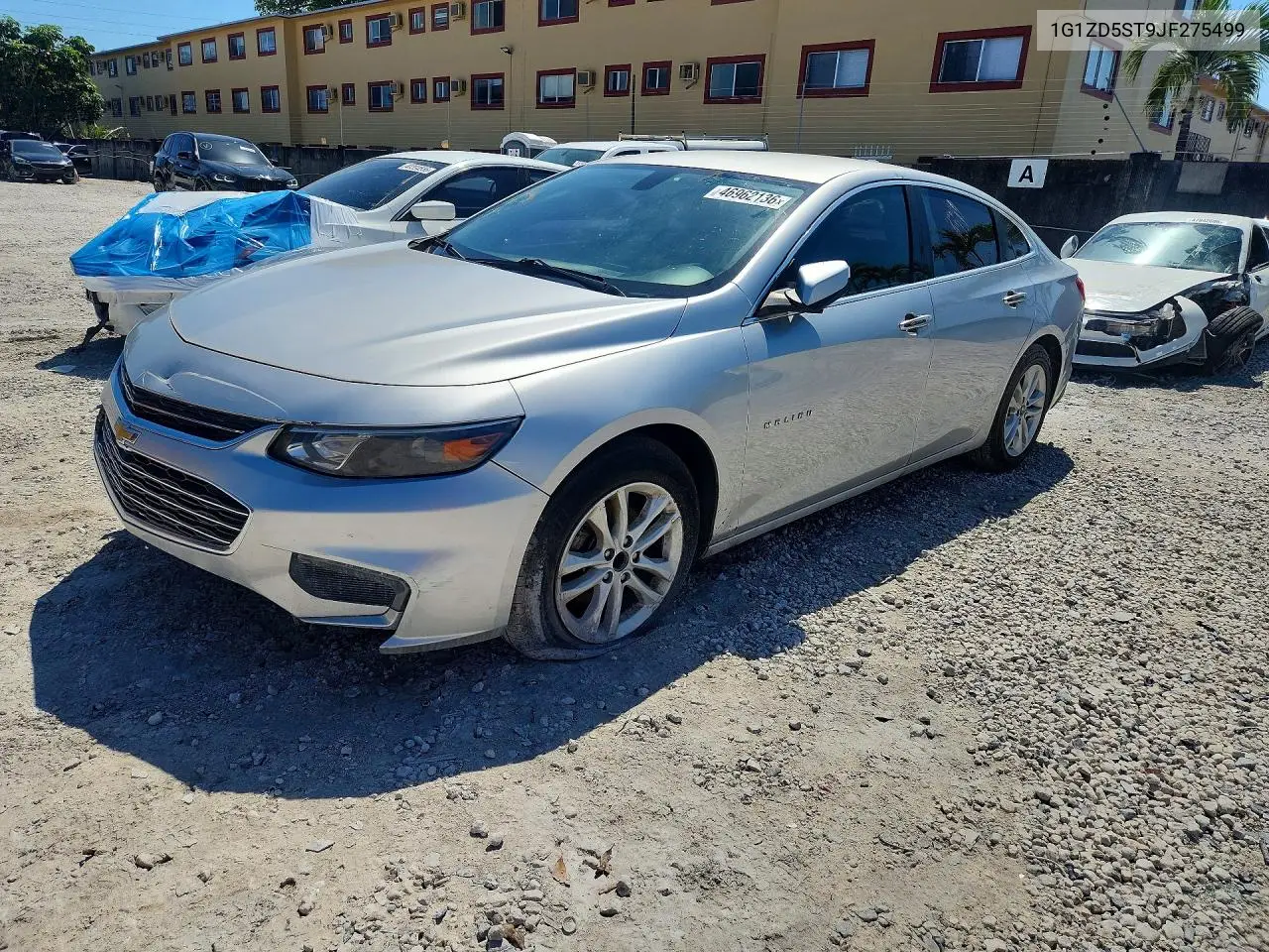 1G1ZD5ST9JF275499 2018 Chevrolet Malibu Lt