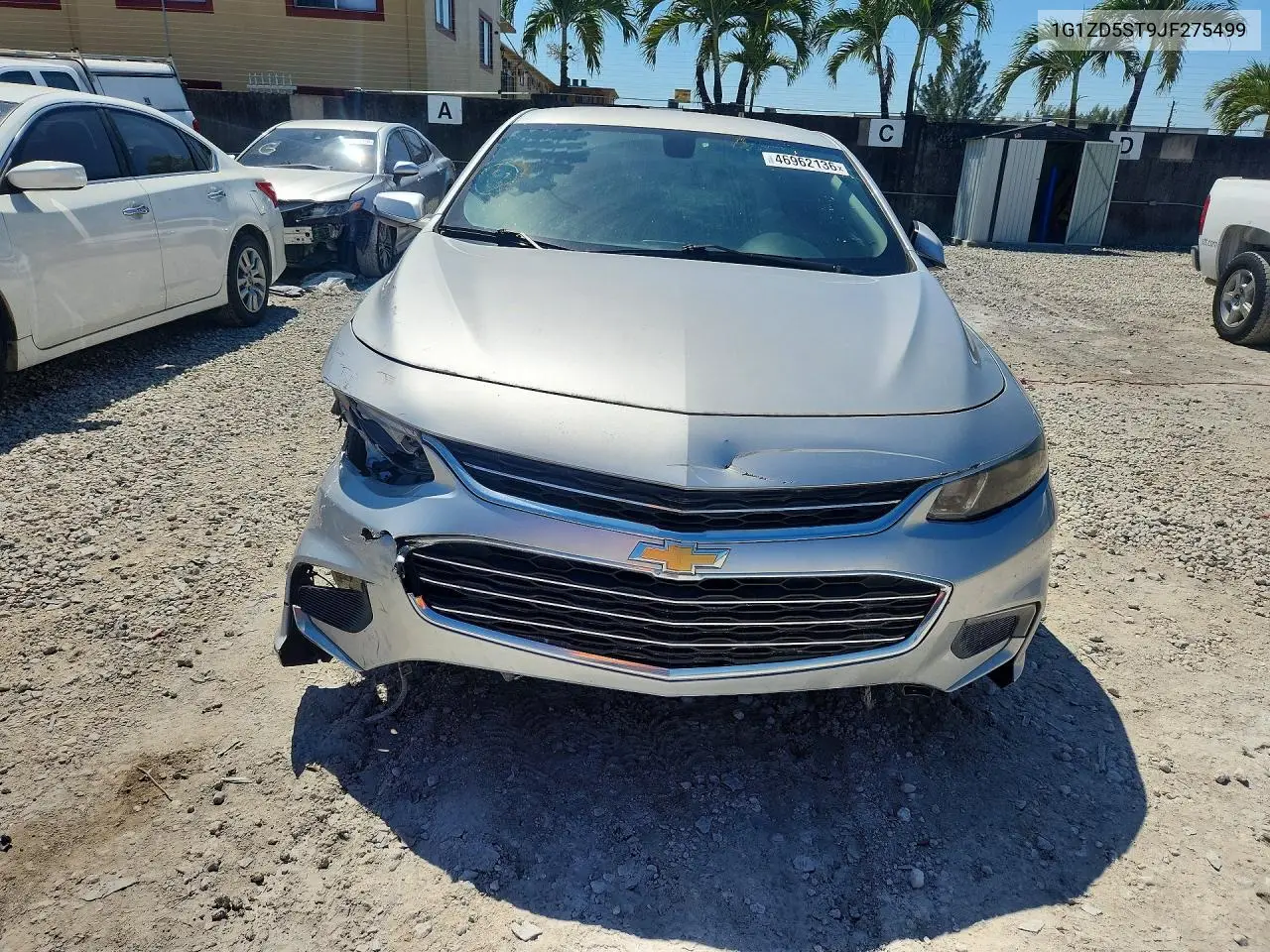1G1ZD5ST9JF275499 2018 Chevrolet Malibu Lt