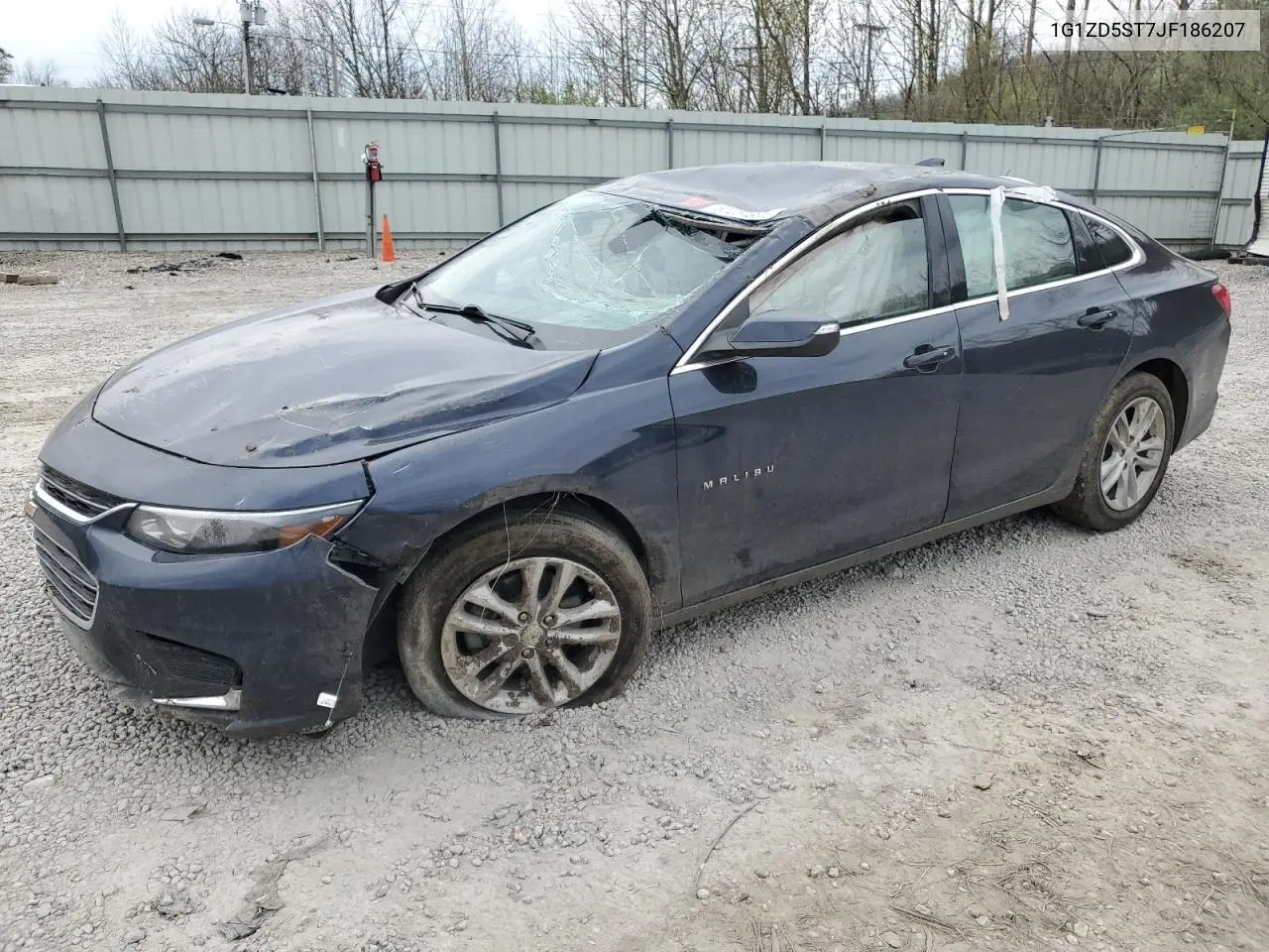 1G1ZD5ST7JF186207 2018 Chevrolet Malibu Lt