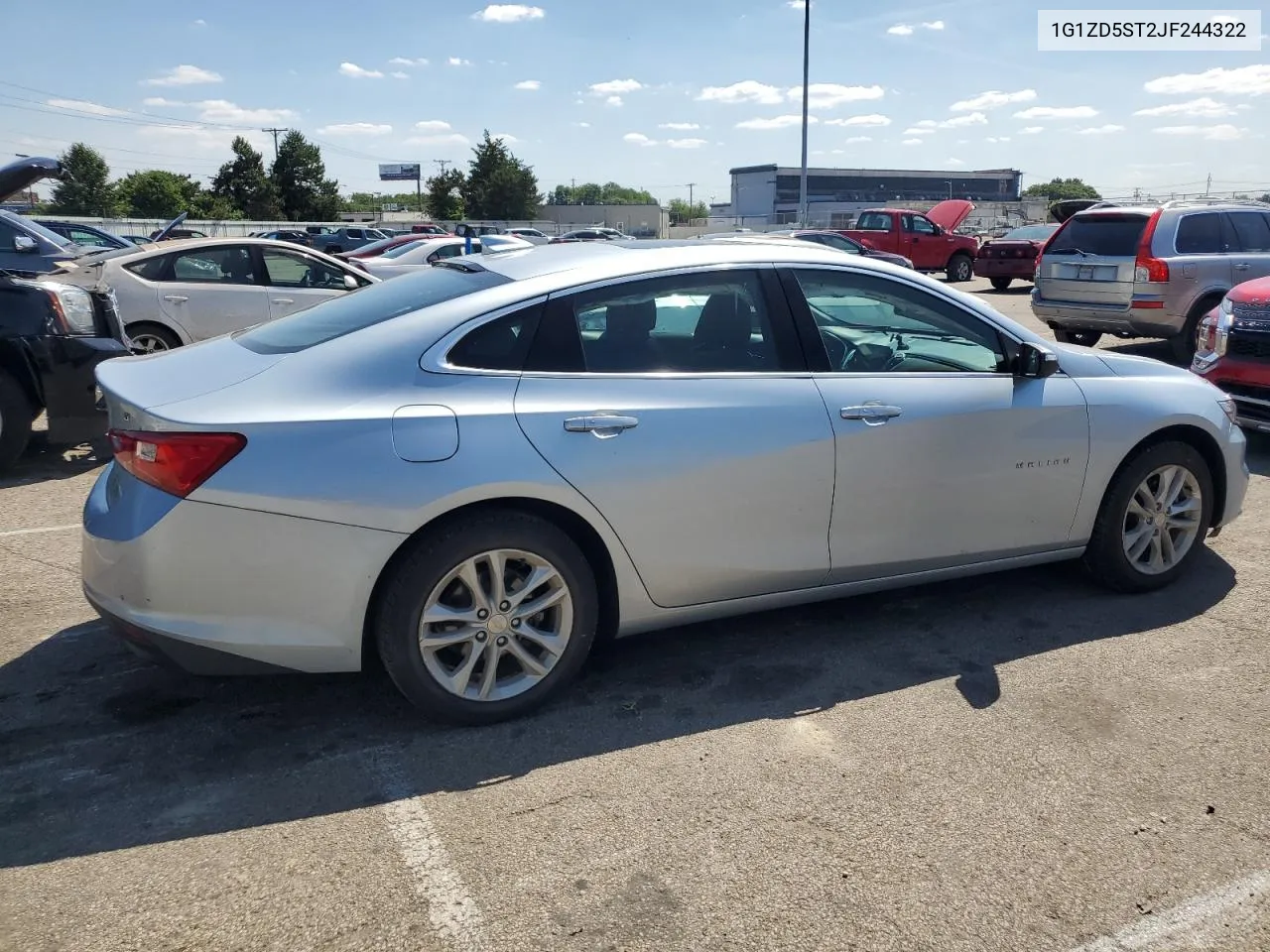 2018 Chevrolet Malibu Lt VIN: 1G1ZD5ST2JF244322 Lot: 57959134