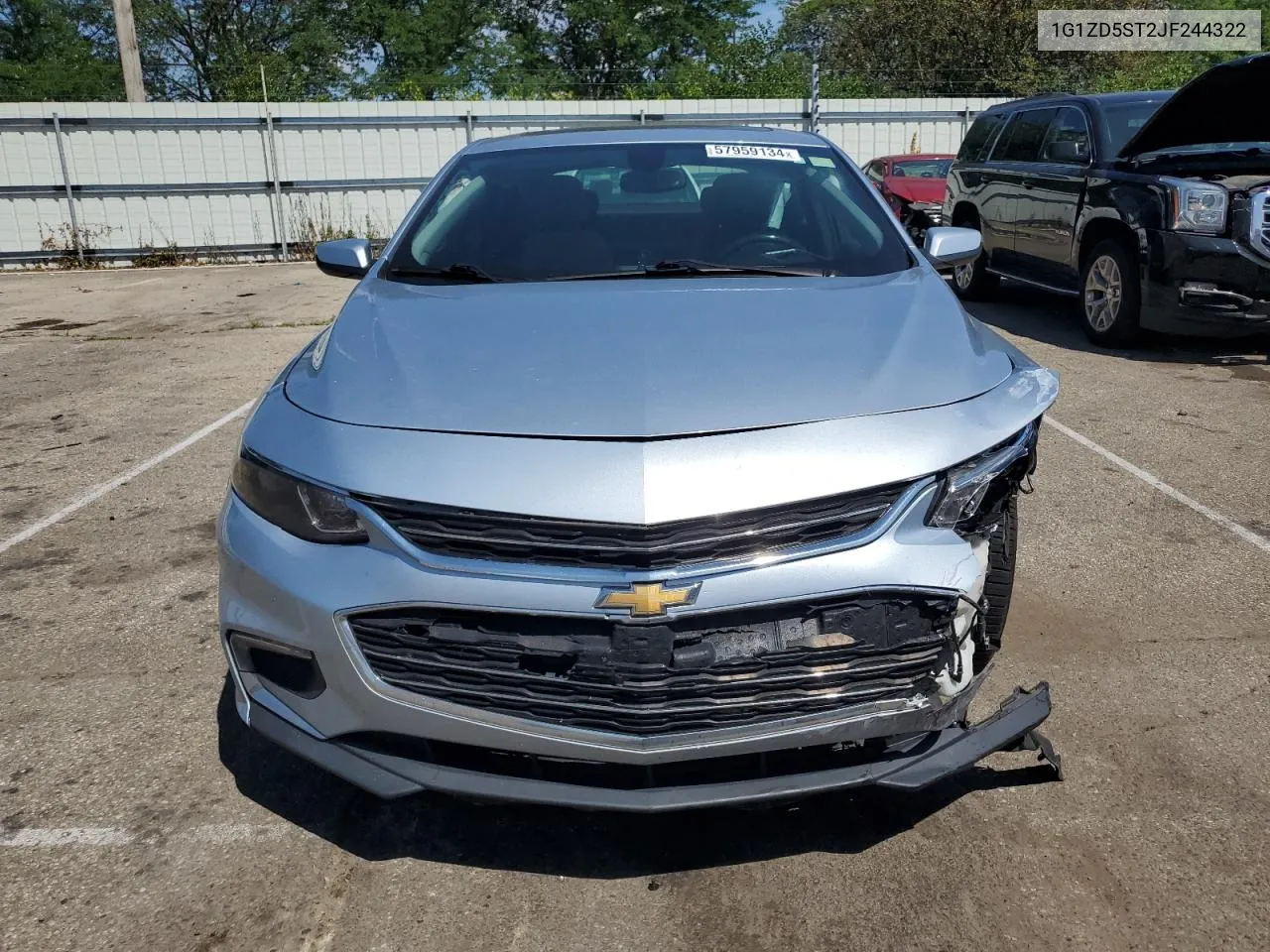 2018 Chevrolet Malibu Lt VIN: 1G1ZD5ST2JF244322 Lot: 57959134