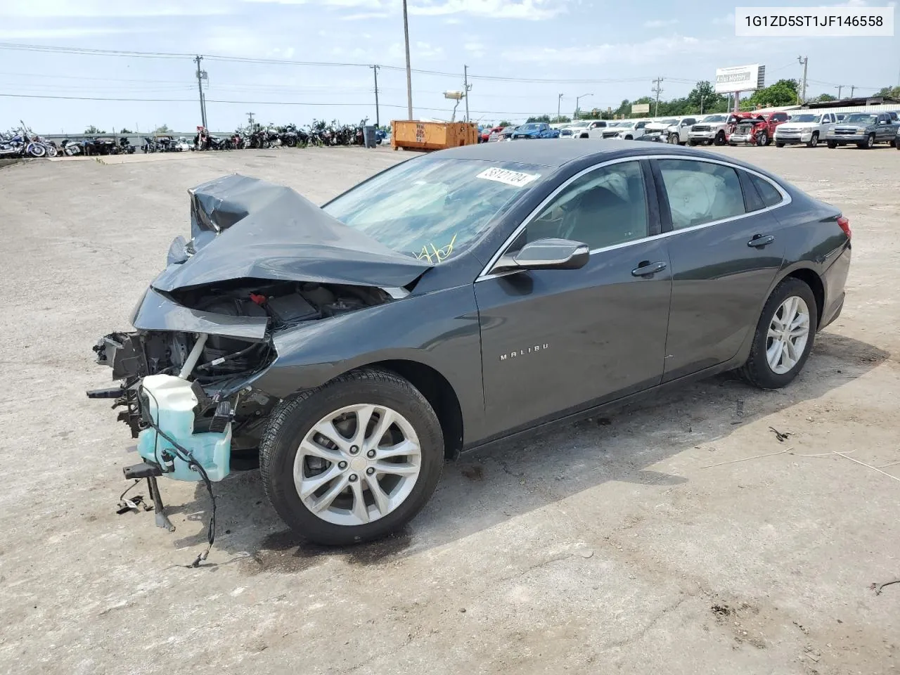 2018 Chevrolet Malibu Lt VIN: 1G1ZD5ST1JF146558 Lot: 58121704