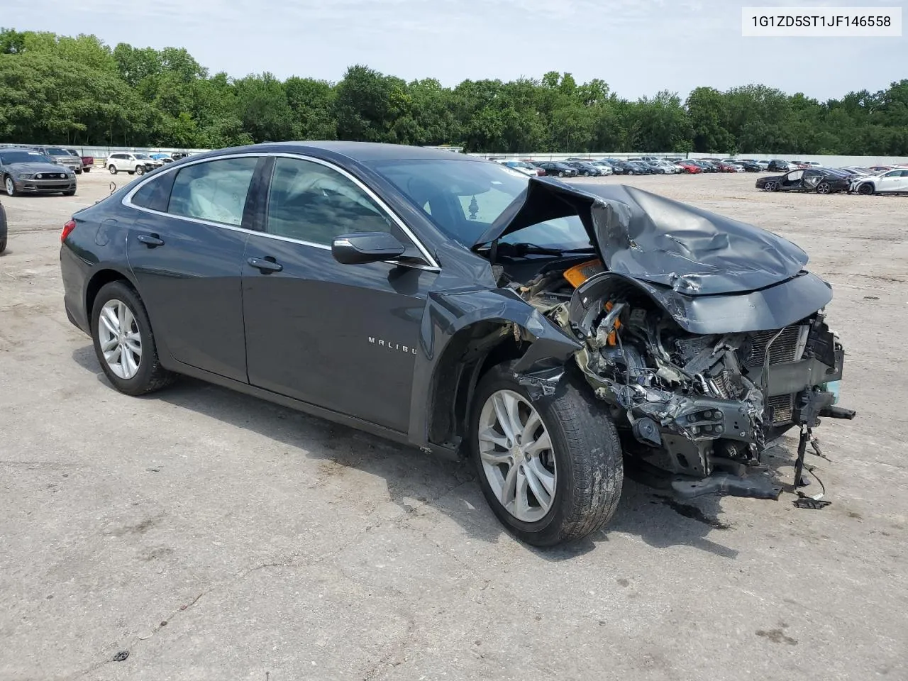 1G1ZD5ST1JF146558 2018 Chevrolet Malibu Lt