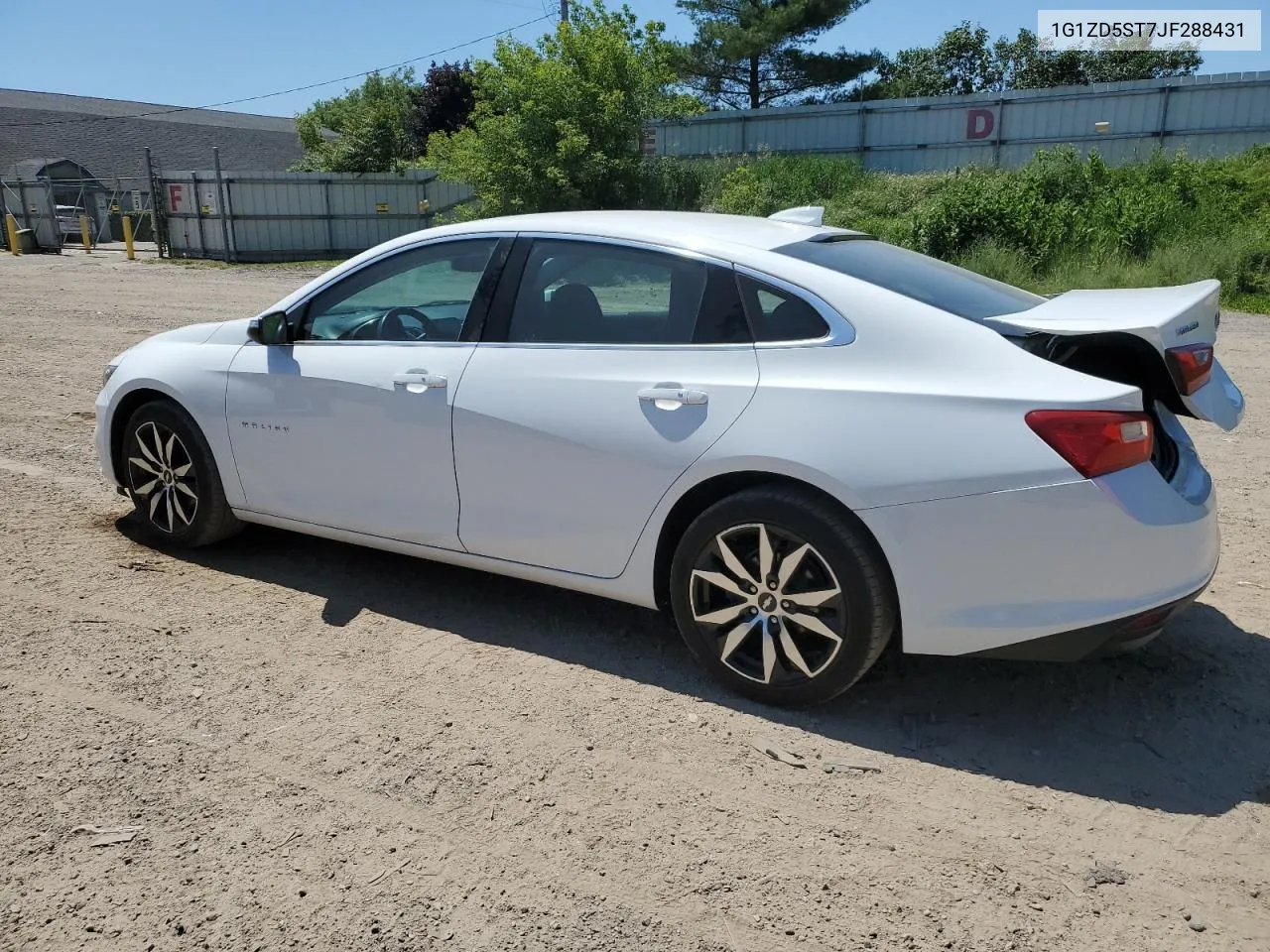 2018 Chevrolet Malibu Lt VIN: 1G1ZD5ST7JF288431 Lot: 58131344