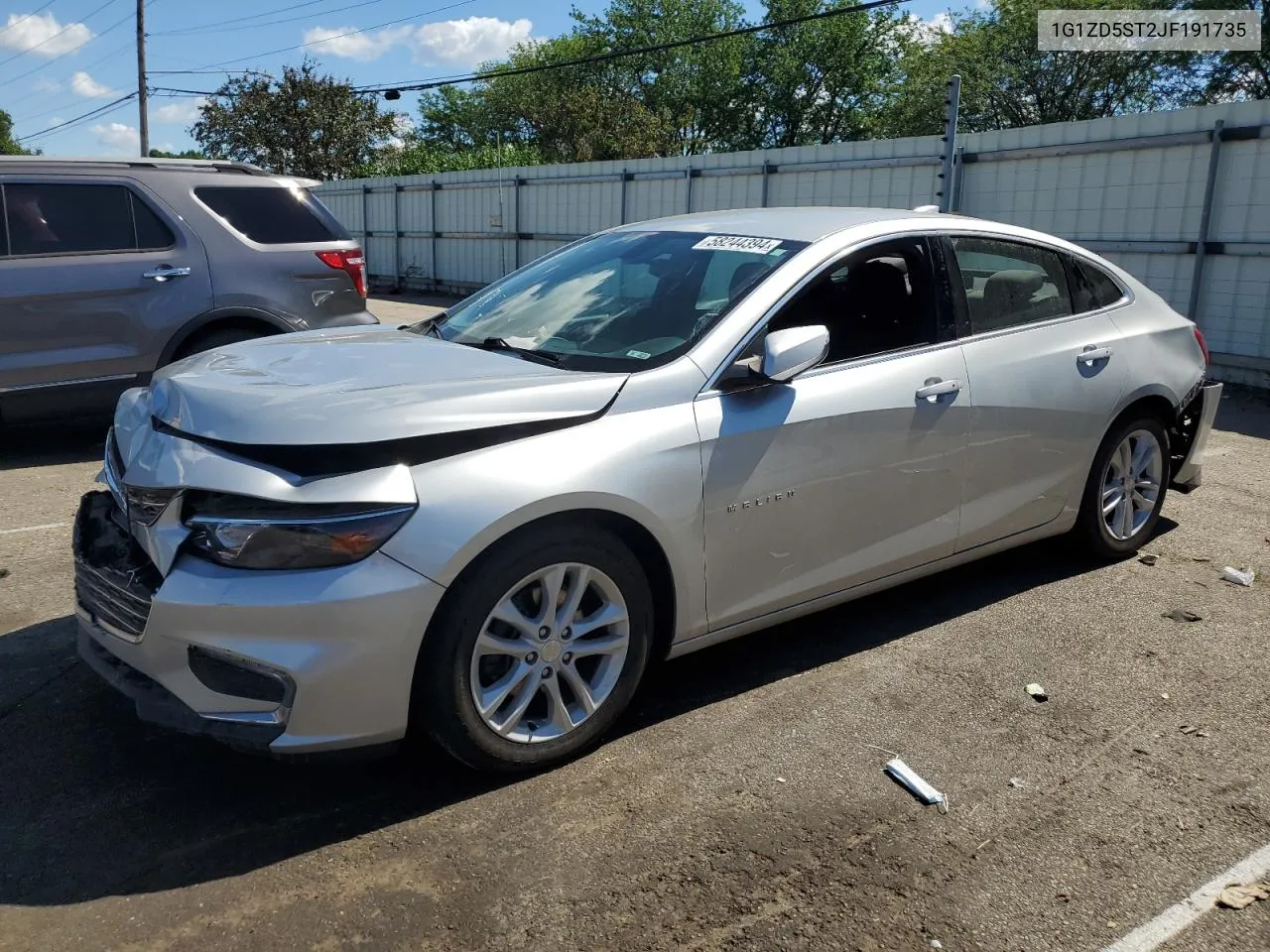 2018 Chevrolet Malibu Lt VIN: 1G1ZD5ST2JF191735 Lot: 58244394