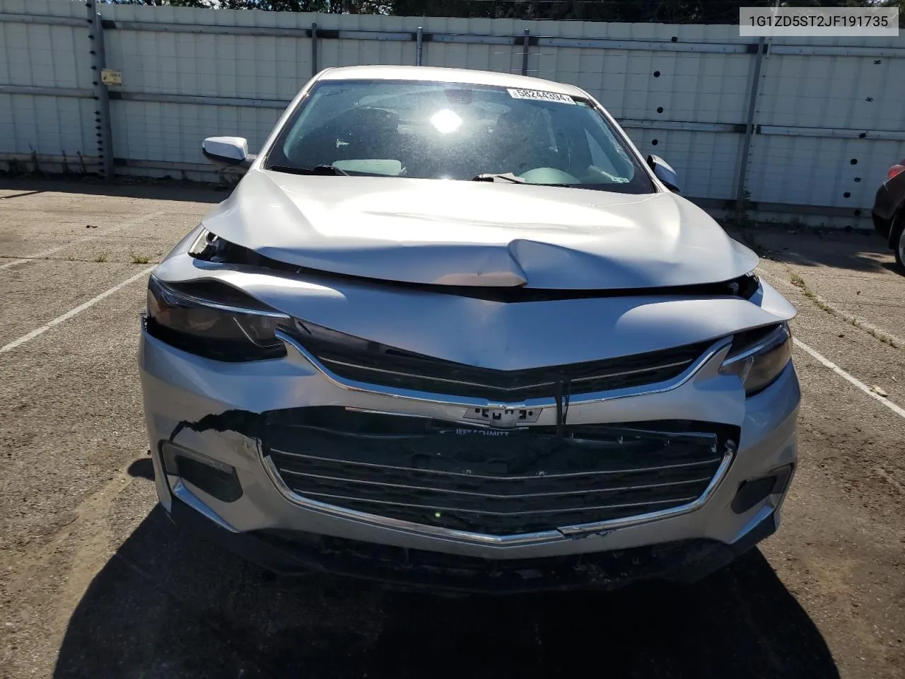 2018 Chevrolet Malibu Lt VIN: 1G1ZD5ST2JF191735 Lot: 58244394