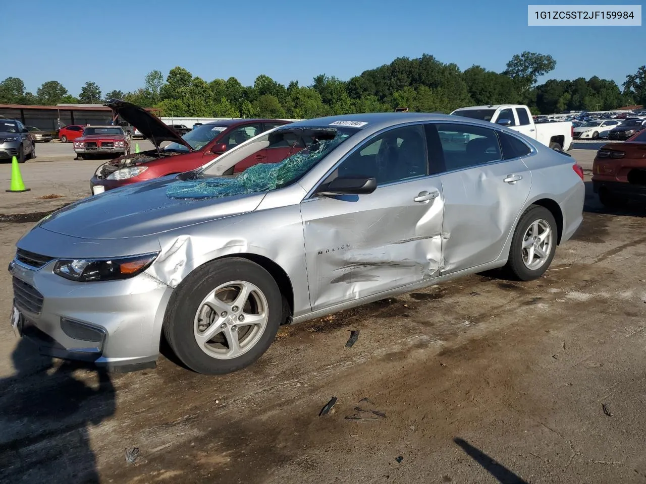 2018 Chevrolet Malibu Ls VIN: 1G1ZC5ST2JF159984 Lot: 58317184