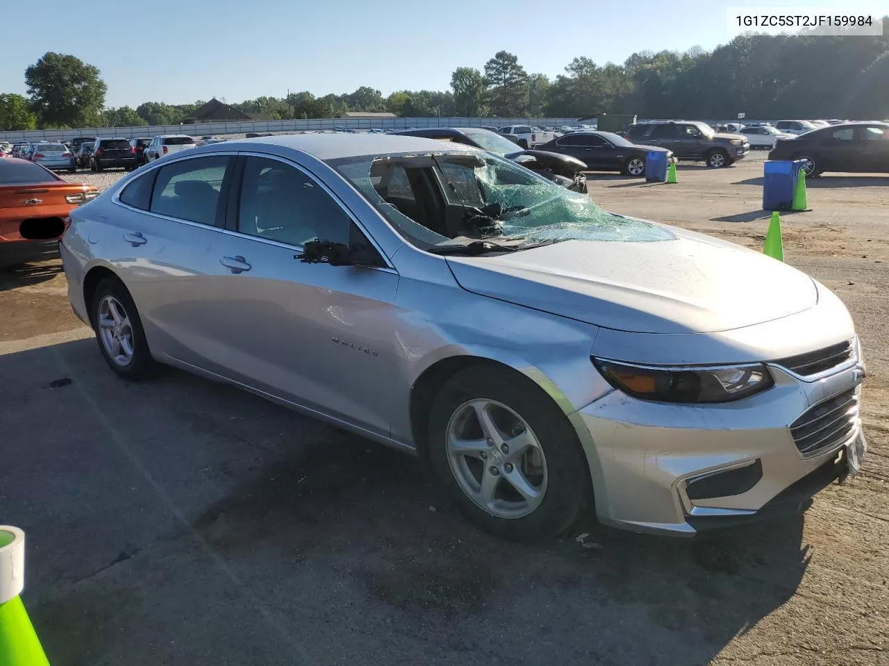 2018 Chevrolet Malibu Ls VIN: 1G1ZC5ST2JF159984 Lot: 58317184