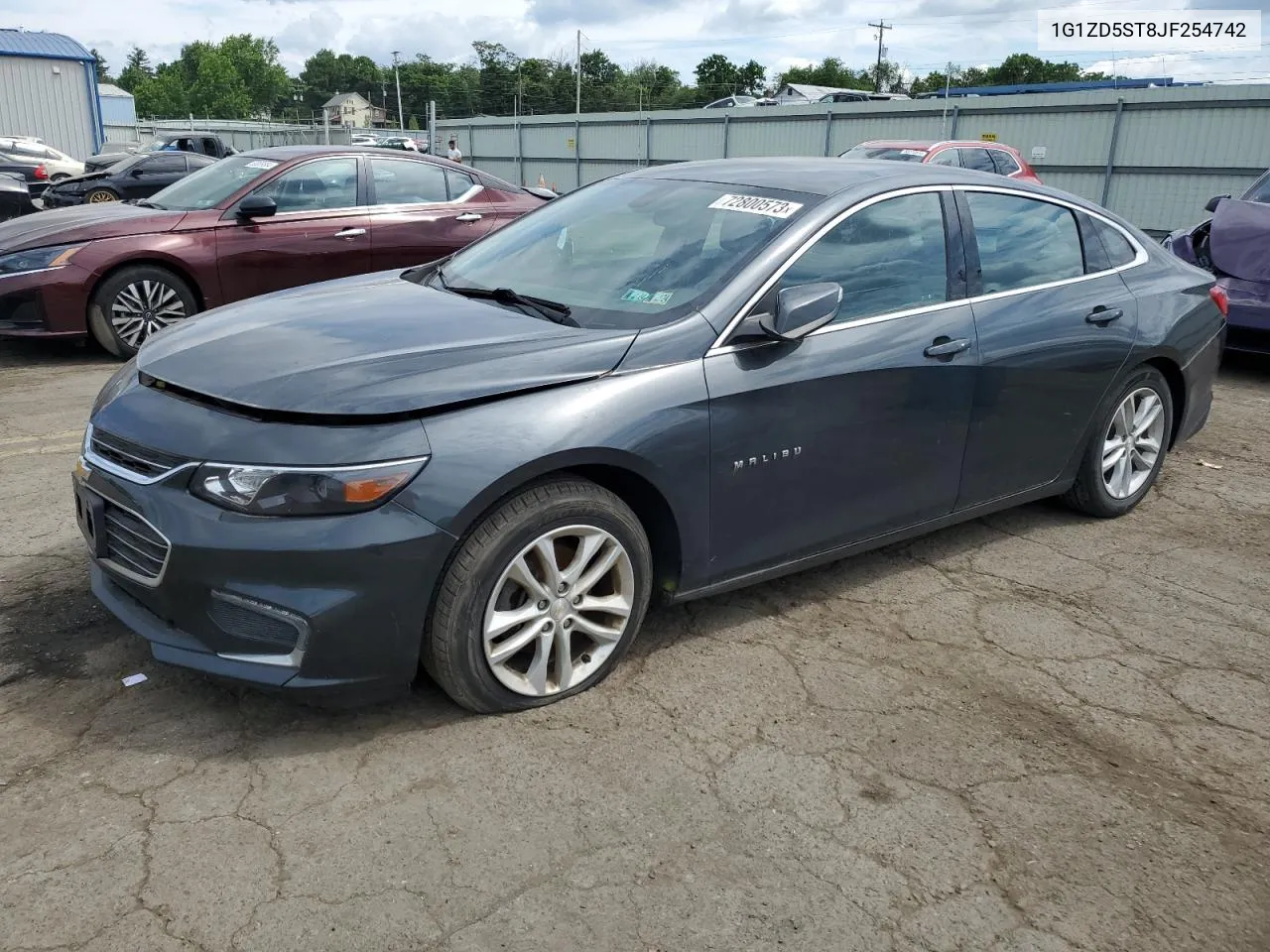 2018 Chevrolet Malibu Lt VIN: 1G1ZD5ST8JF254742 Lot: 58393944