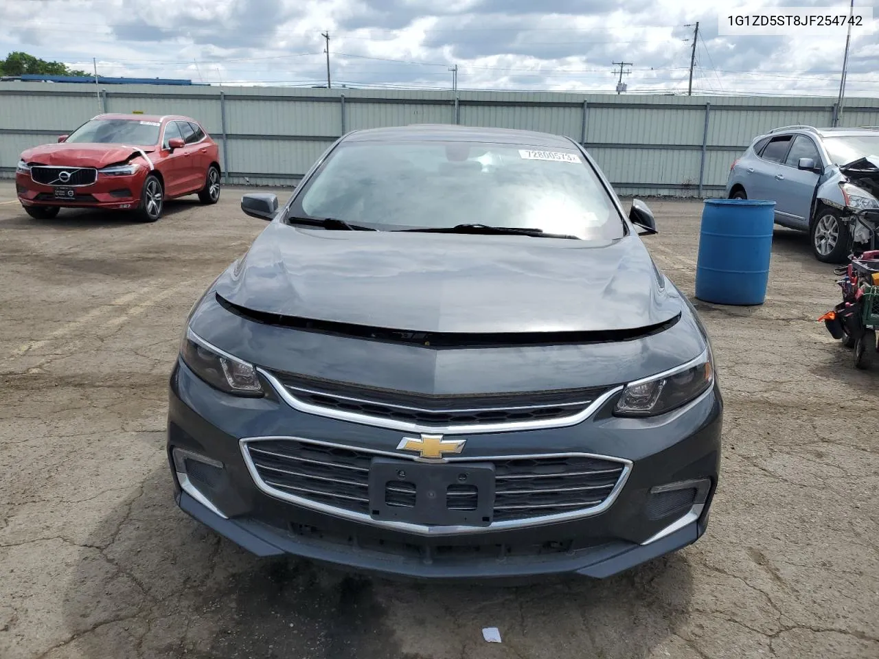 2018 Chevrolet Malibu Lt VIN: 1G1ZD5ST8JF254742 Lot: 58393944