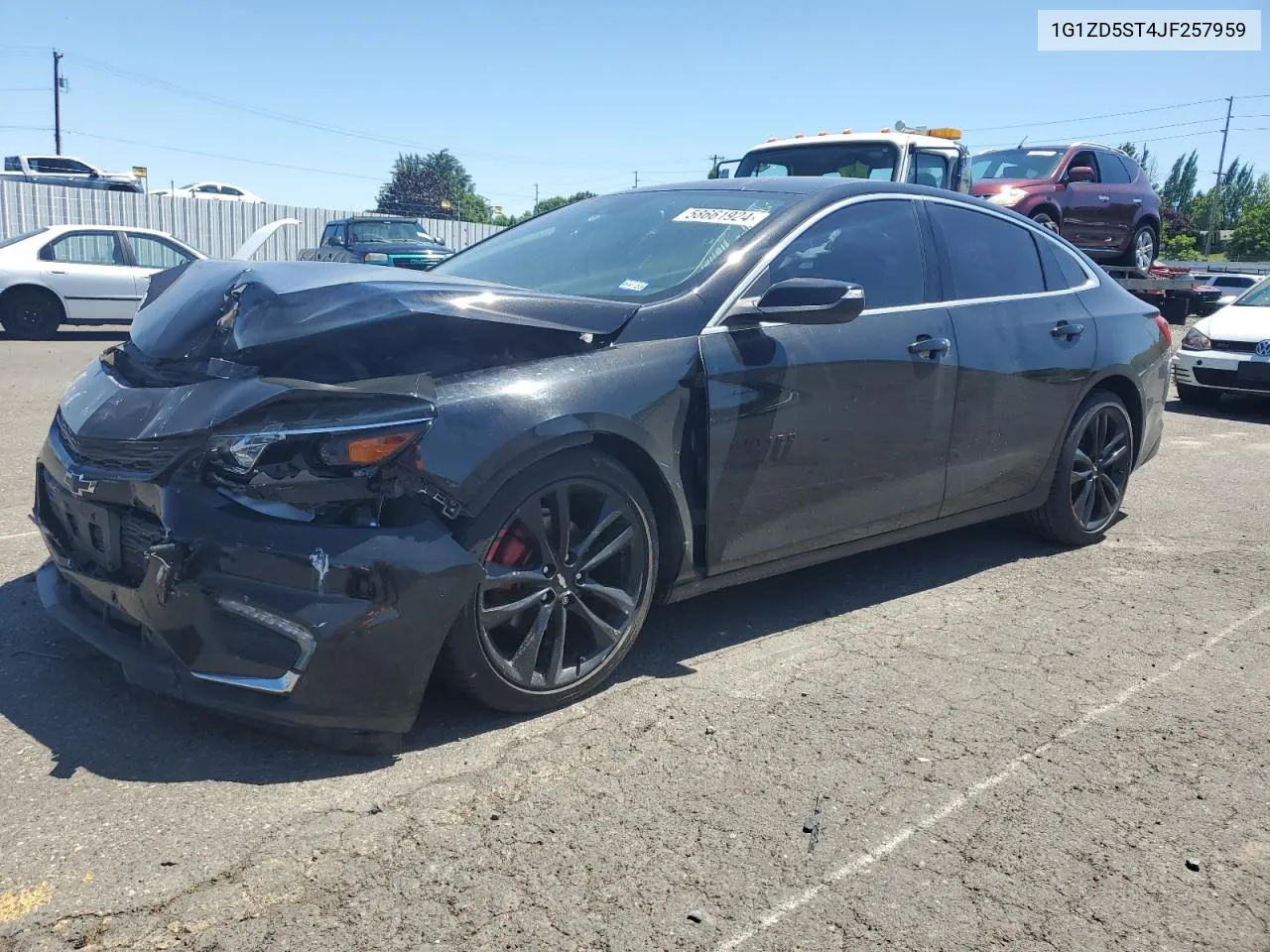 2018 Chevrolet Malibu Lt VIN: 1G1ZD5ST4JF257959 Lot: 58661924