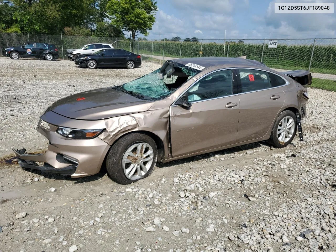 2018 Chevrolet Malibu Lt VIN: 1G1ZD5ST6JF189048 Lot: 65046184