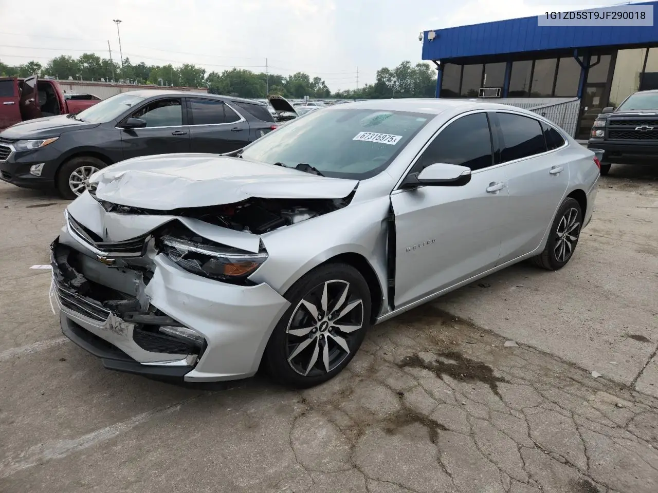 1G1ZD5ST9JF290018 2018 Chevrolet Malibu Lt