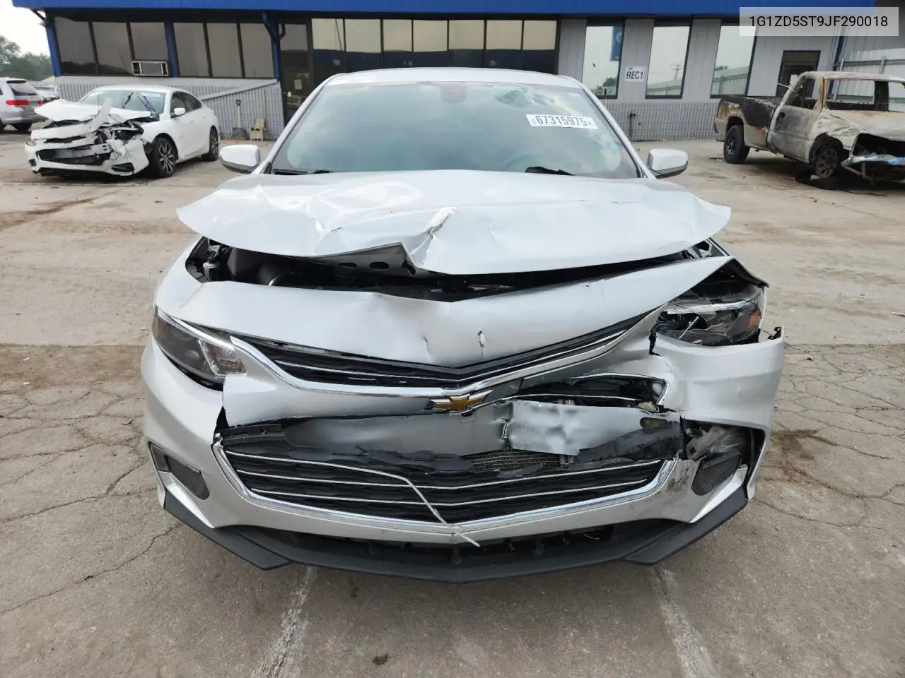1G1ZD5ST9JF290018 2018 Chevrolet Malibu Lt