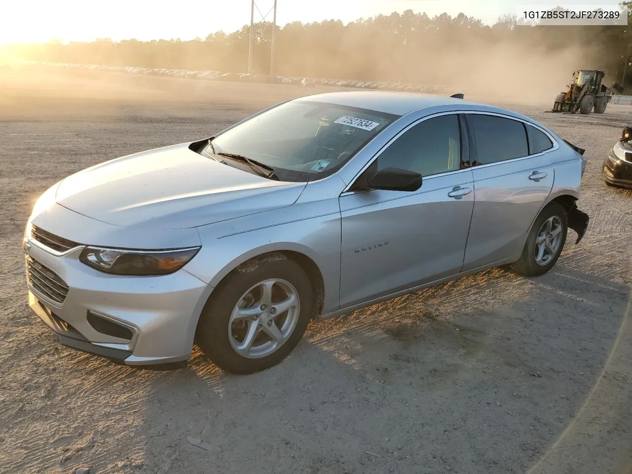 1G1ZB5ST2JF273289 2018 Chevrolet Malibu Ls