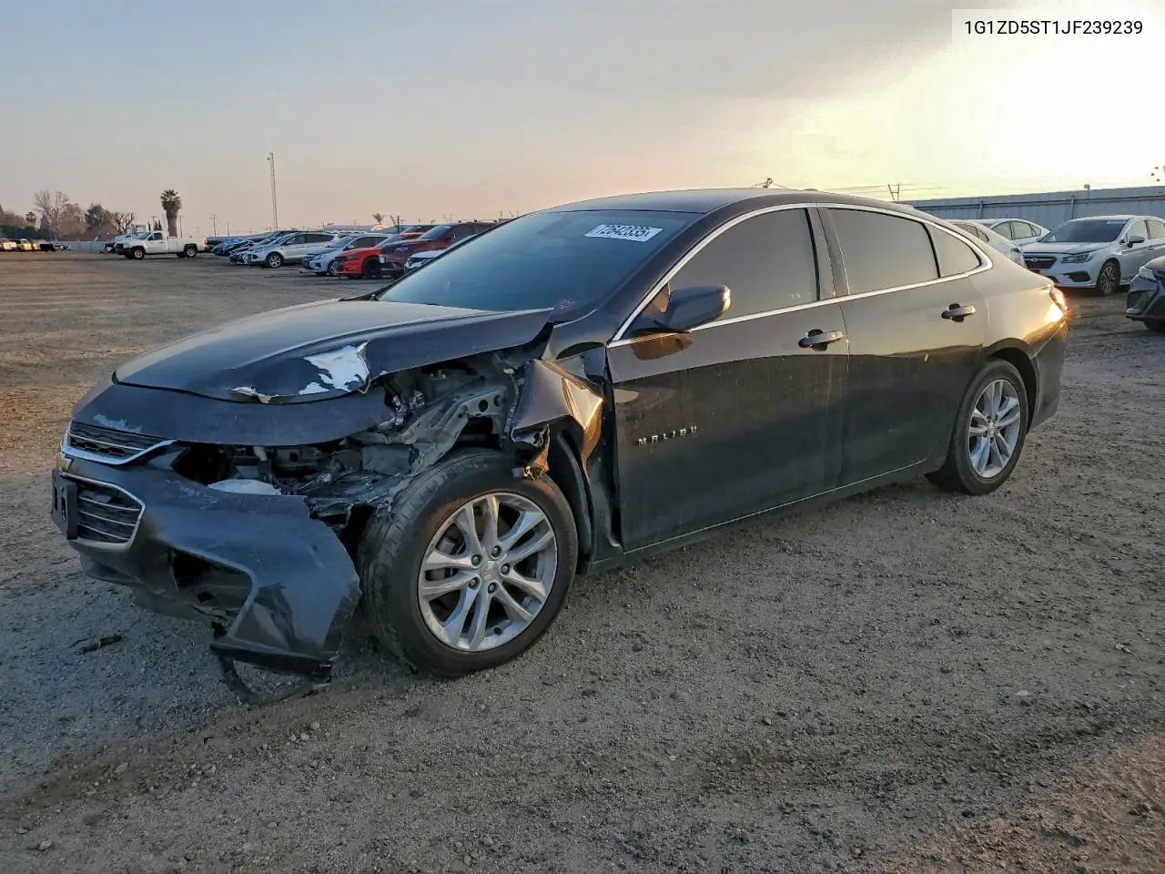 1G1ZD5ST1JF239239 2018 Chevrolet Malibu Lt