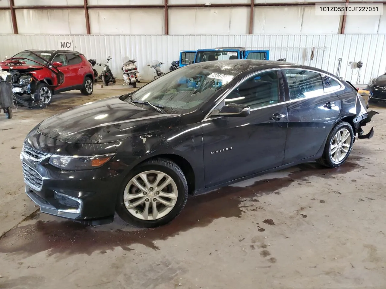 1G1ZD5ST0JF227051 2018 Chevrolet Malibu Lt