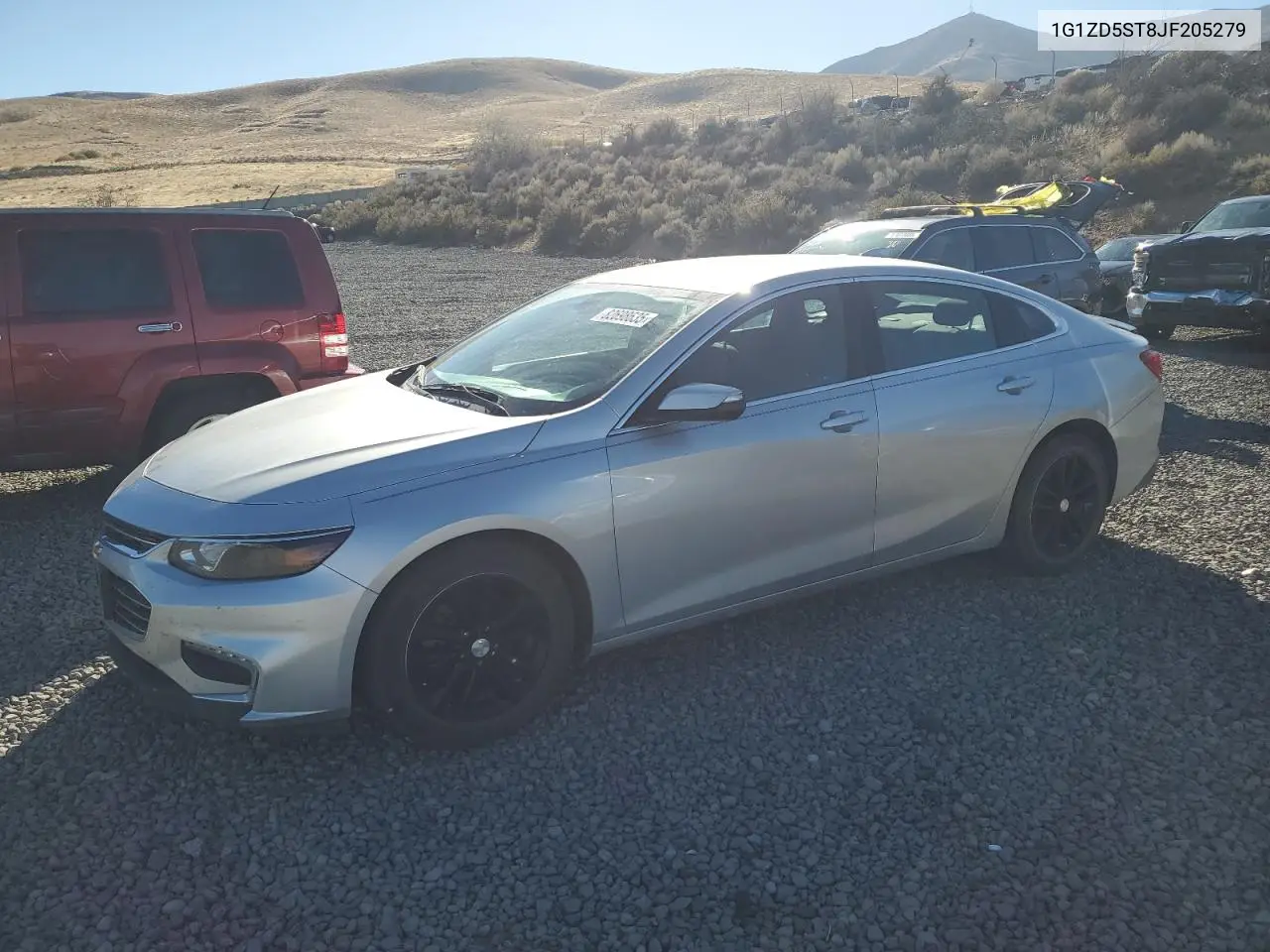 1G1ZD5ST8JF205279 2018 Chevrolet Malibu Lt