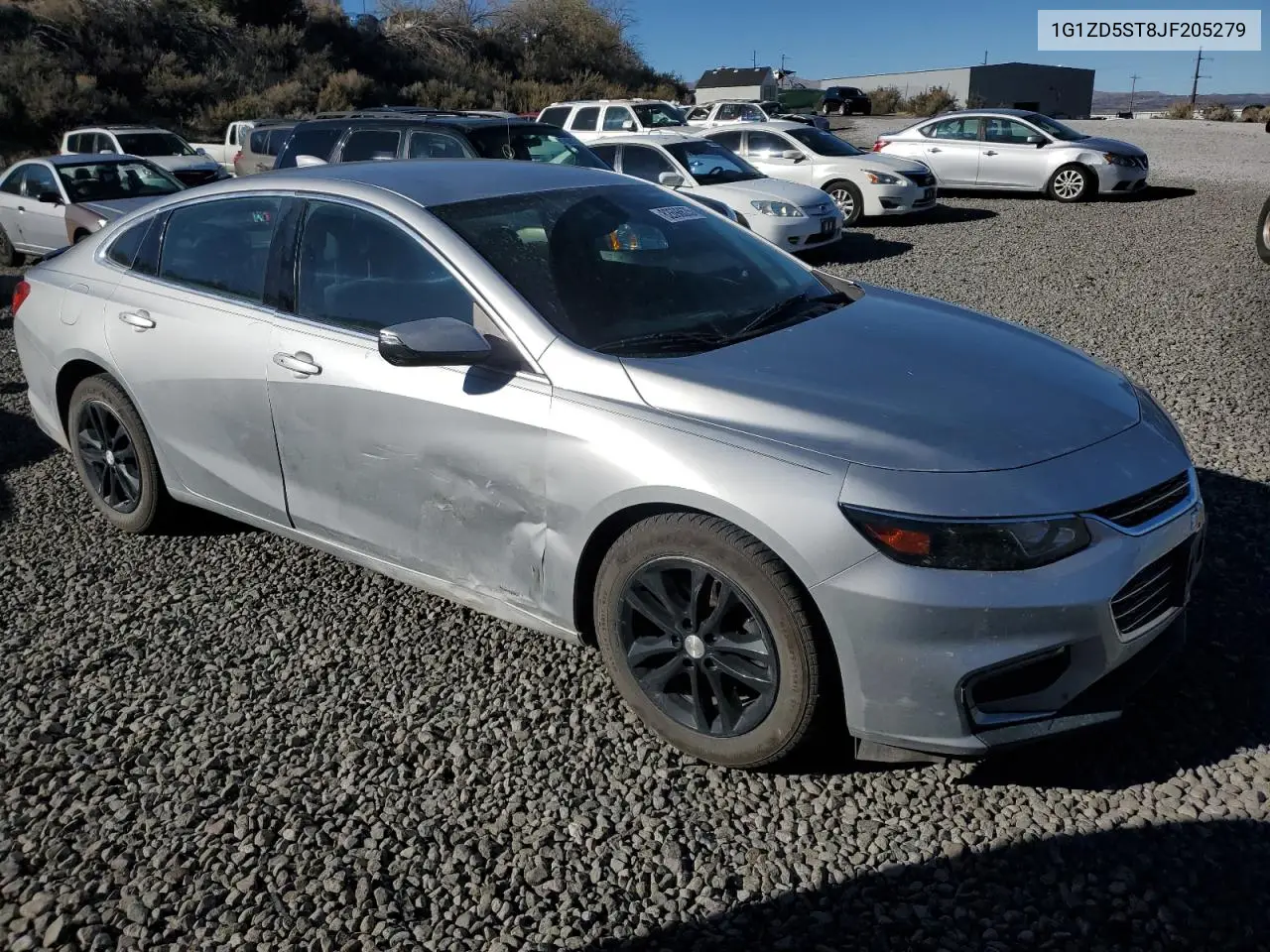 1G1ZD5ST8JF205279 2018 Chevrolet Malibu Lt