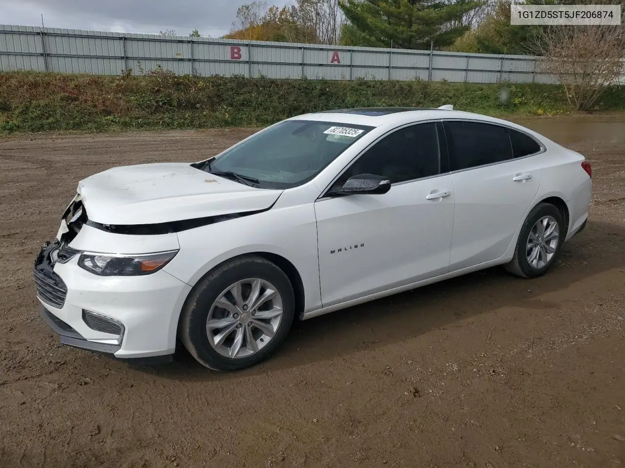 1G1ZD5ST5JF206874 2018 Chevrolet Malibu Lt