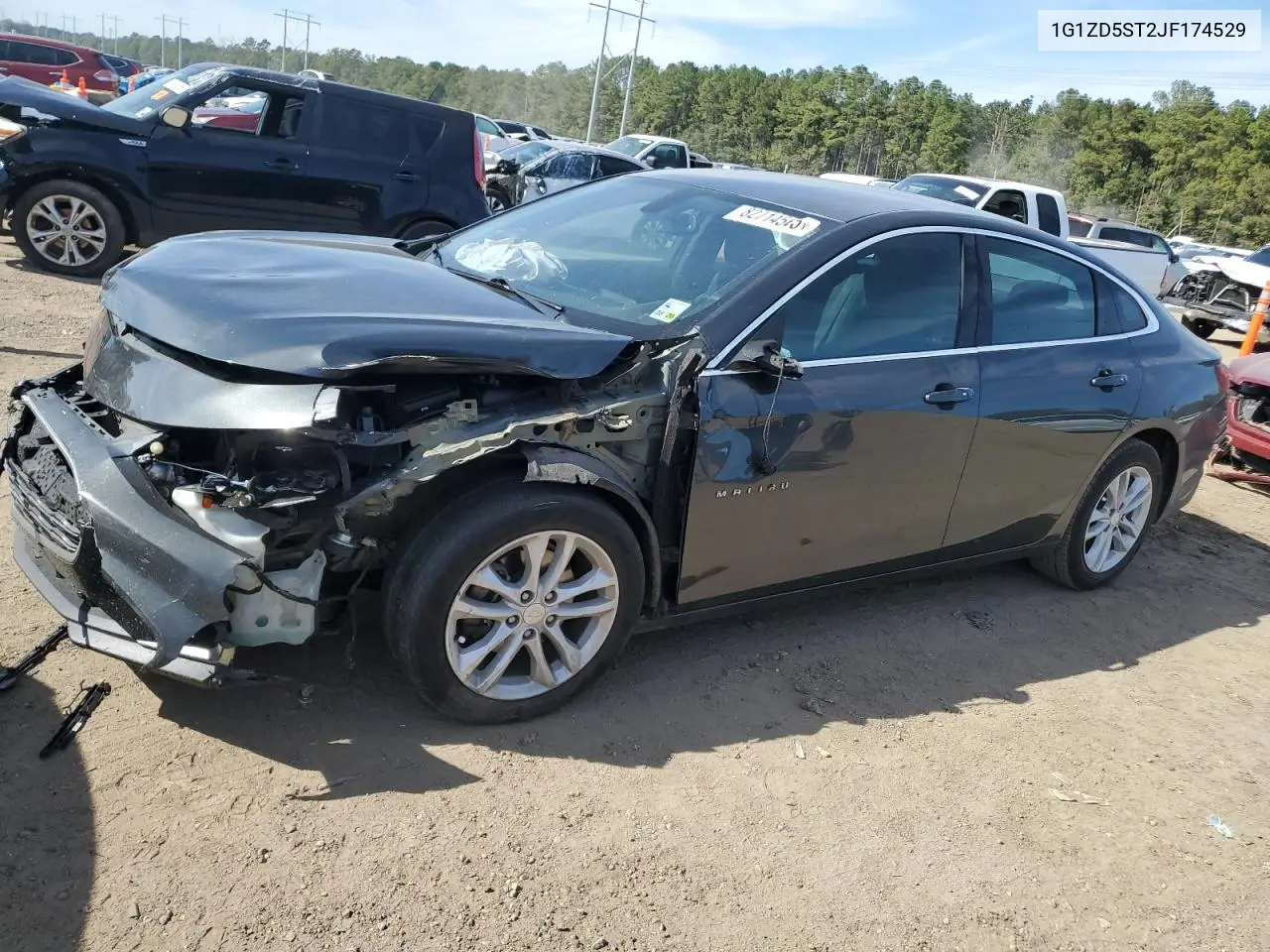 1G1ZD5ST2JF174529 2018 Chevrolet Malibu Lt