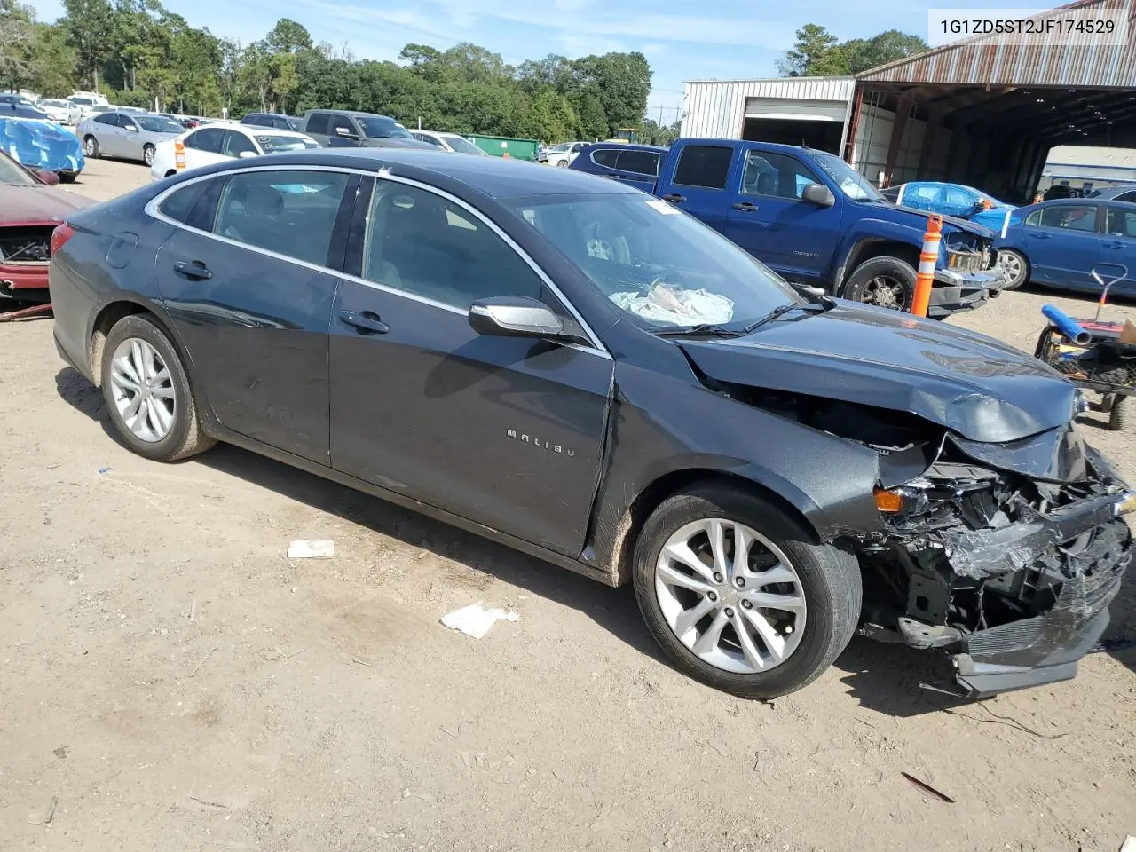 1G1ZD5ST2JF174529 2018 Chevrolet Malibu Lt