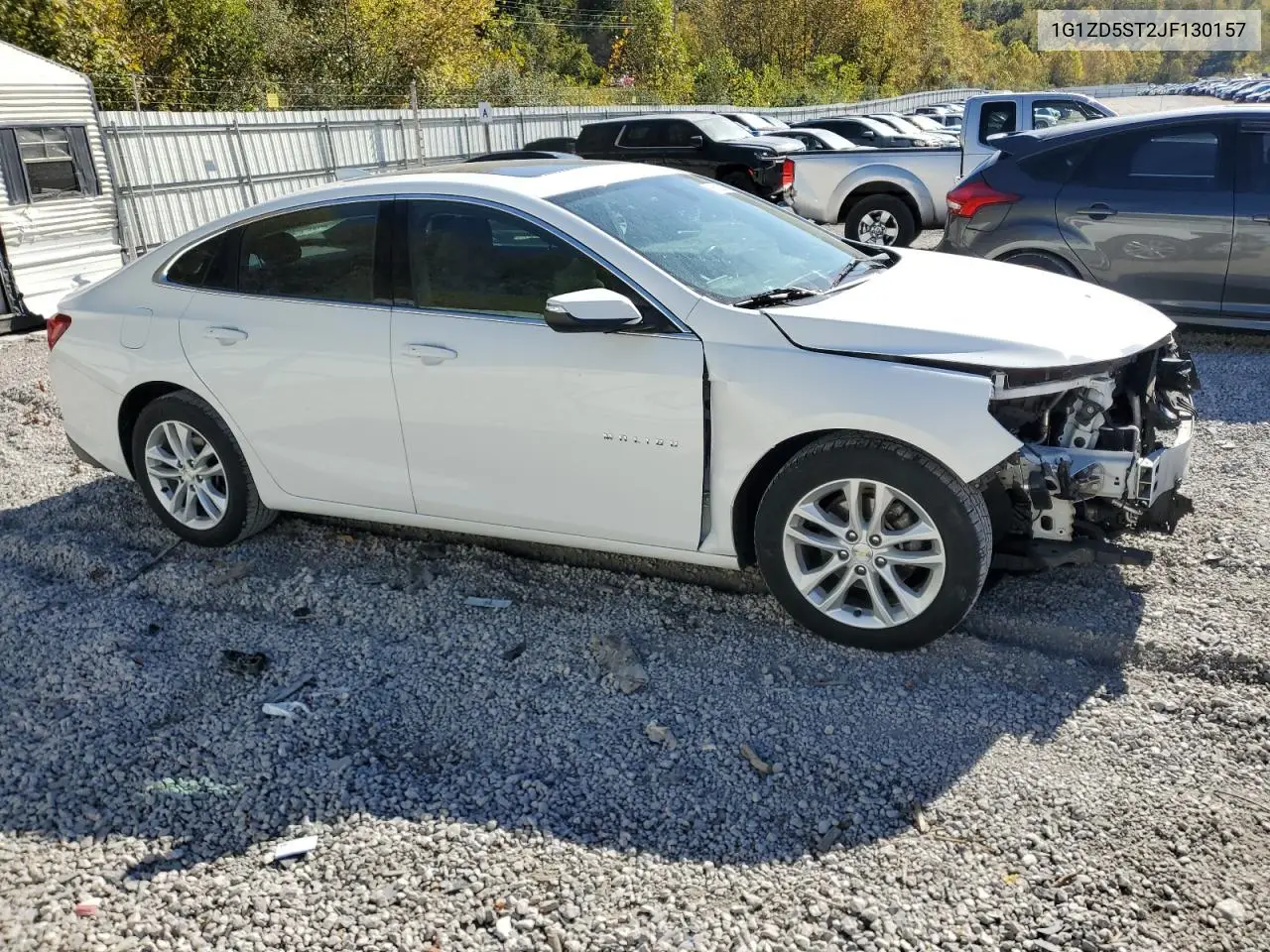 1G1ZD5ST2JF130157 2018 Chevrolet Malibu Lt