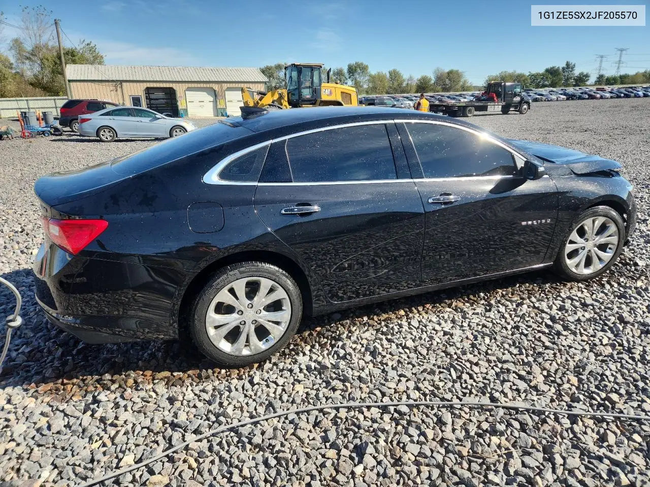 1G1ZE5SX2JF205570 2018 Chevrolet Malibu Premier