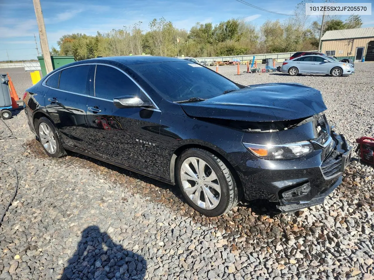 1G1ZE5SX2JF205570 2018 Chevrolet Malibu Premier
