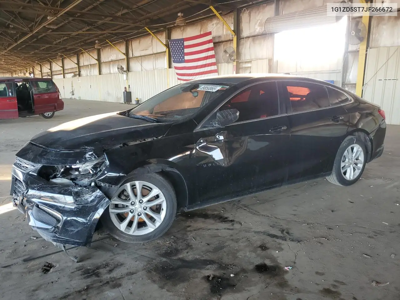 1G1ZD5ST7JF266672 2018 Chevrolet Malibu Lt