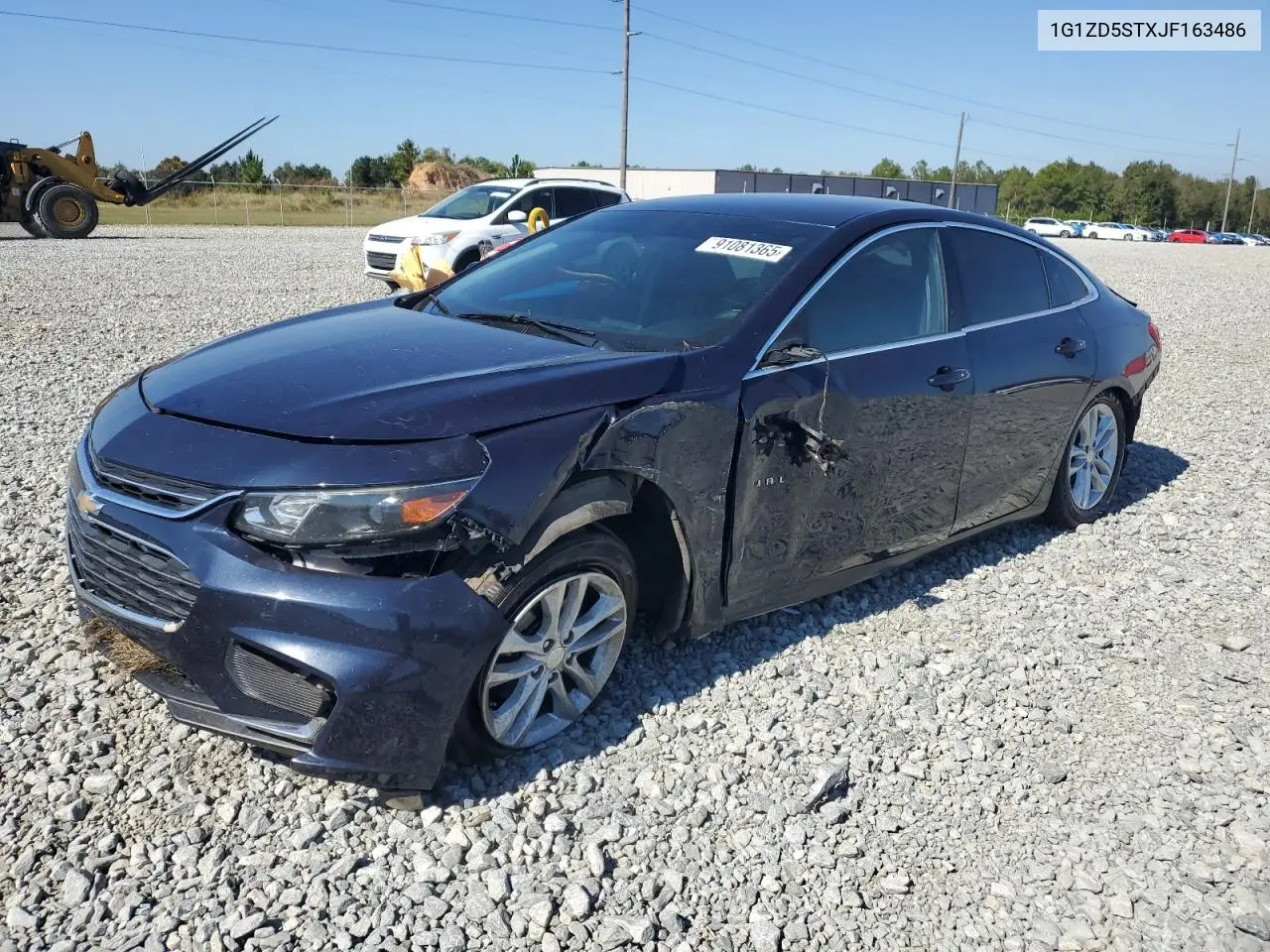 1G1ZD5STXJF163486 2018 Chevrolet Malibu Lt