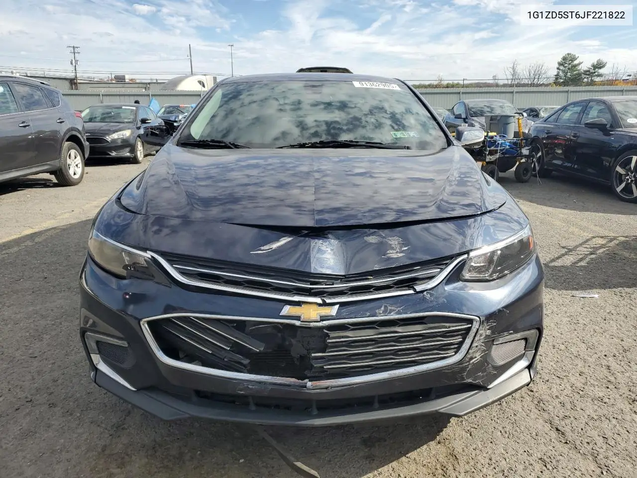 1G1ZD5ST6JF221822 2018 Chevrolet Malibu Lt