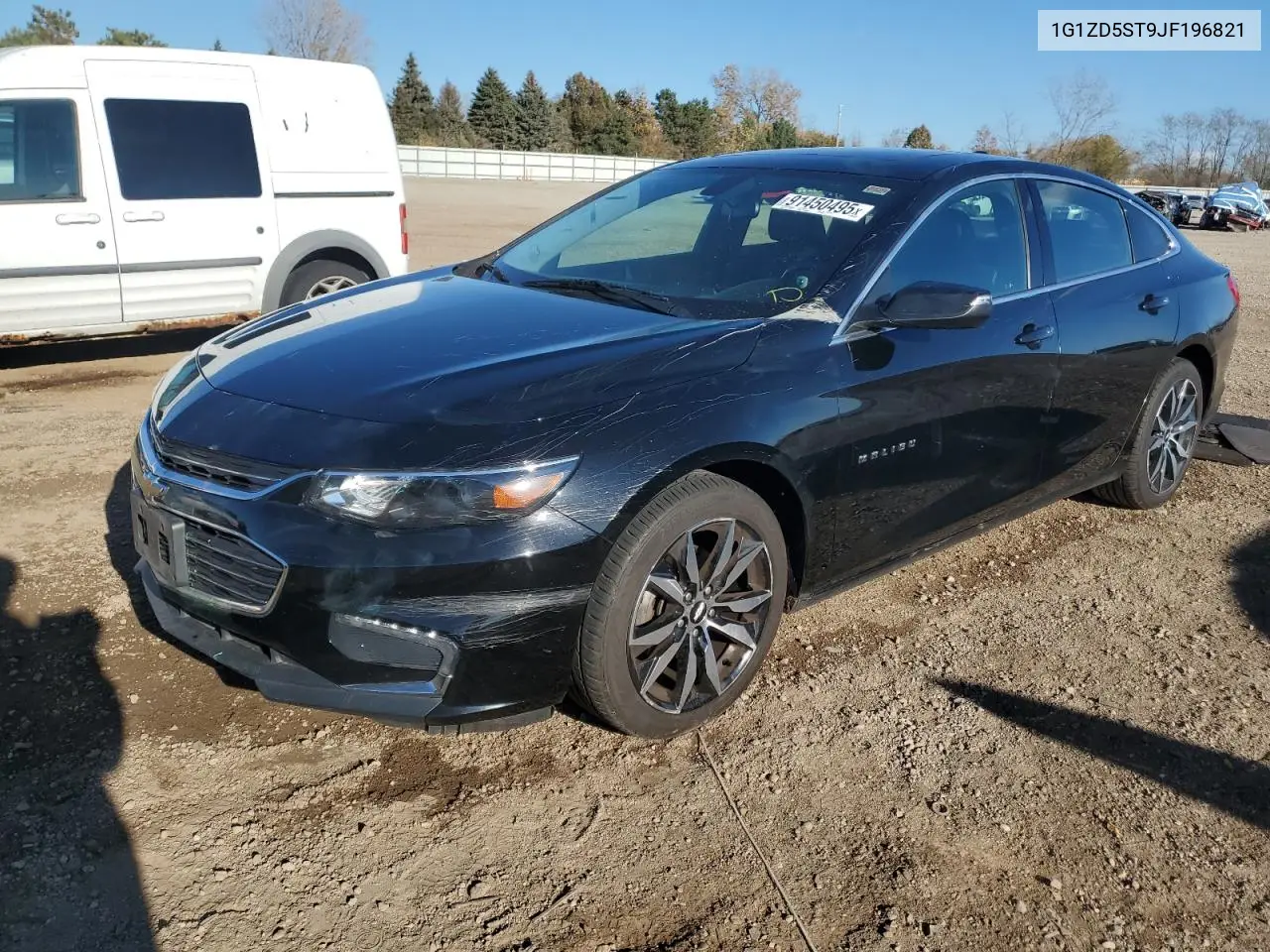 1G1ZD5ST9JF196821 2018 Chevrolet Malibu Lt