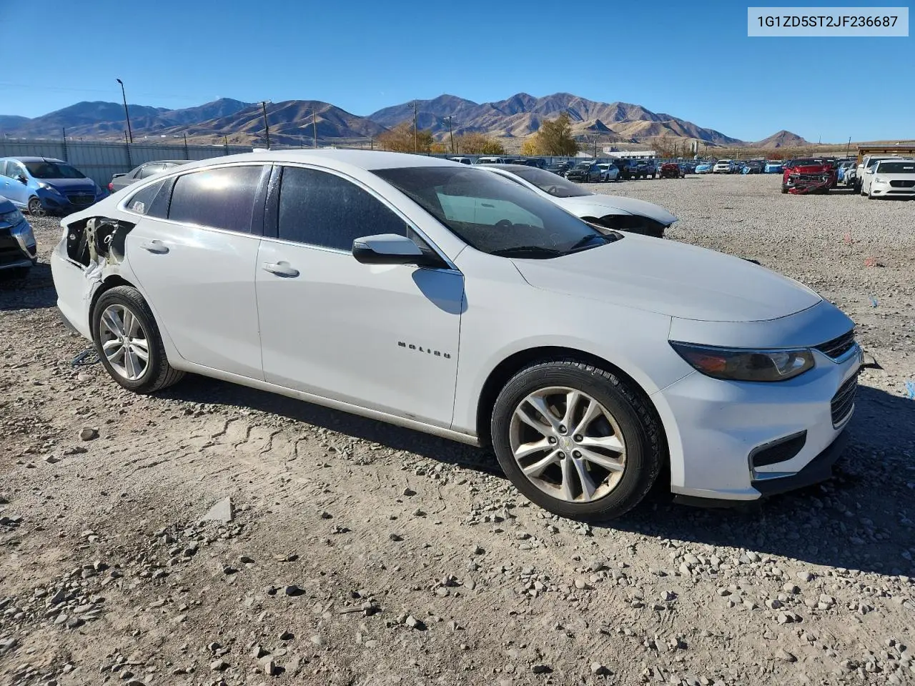 1G1ZD5ST2JF236687 2018 Chevrolet Malibu Lt