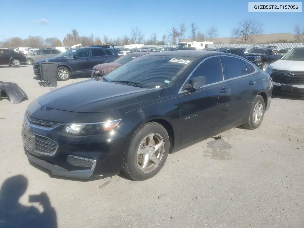 1G1ZB5ST2JF157056 2018 Chevrolet Malibu Ls