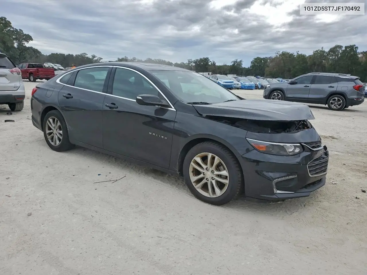 1G1ZD5ST7JF170492 2018 Chevrolet Malibu Lt