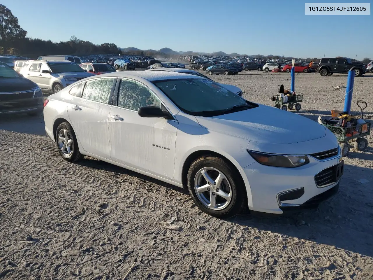 1G1ZC5ST4JF212605 2018 Chevrolet Malibu Ls