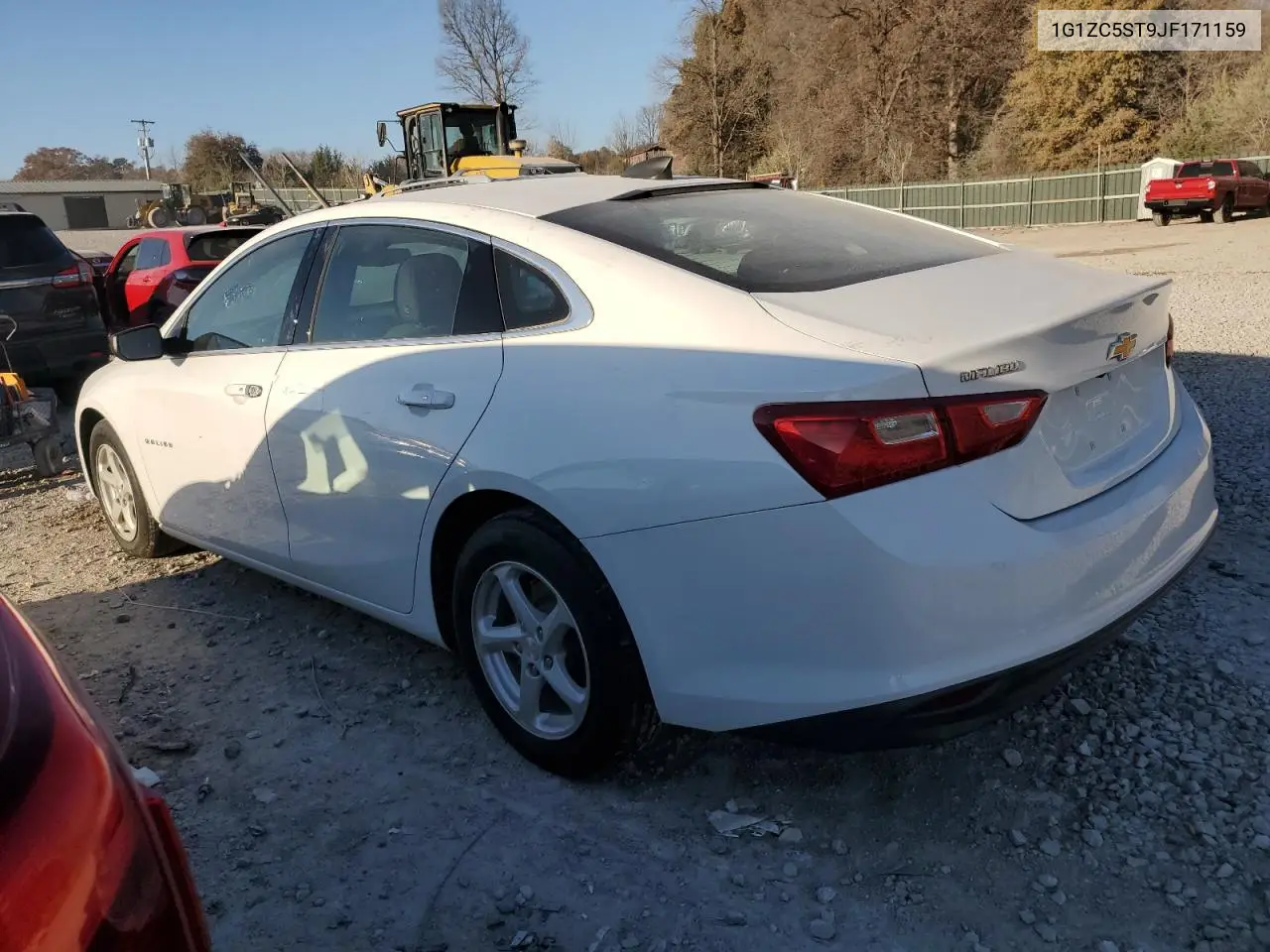 1G1ZC5ST9JF171159 2018 Chevrolet Malibu Ls