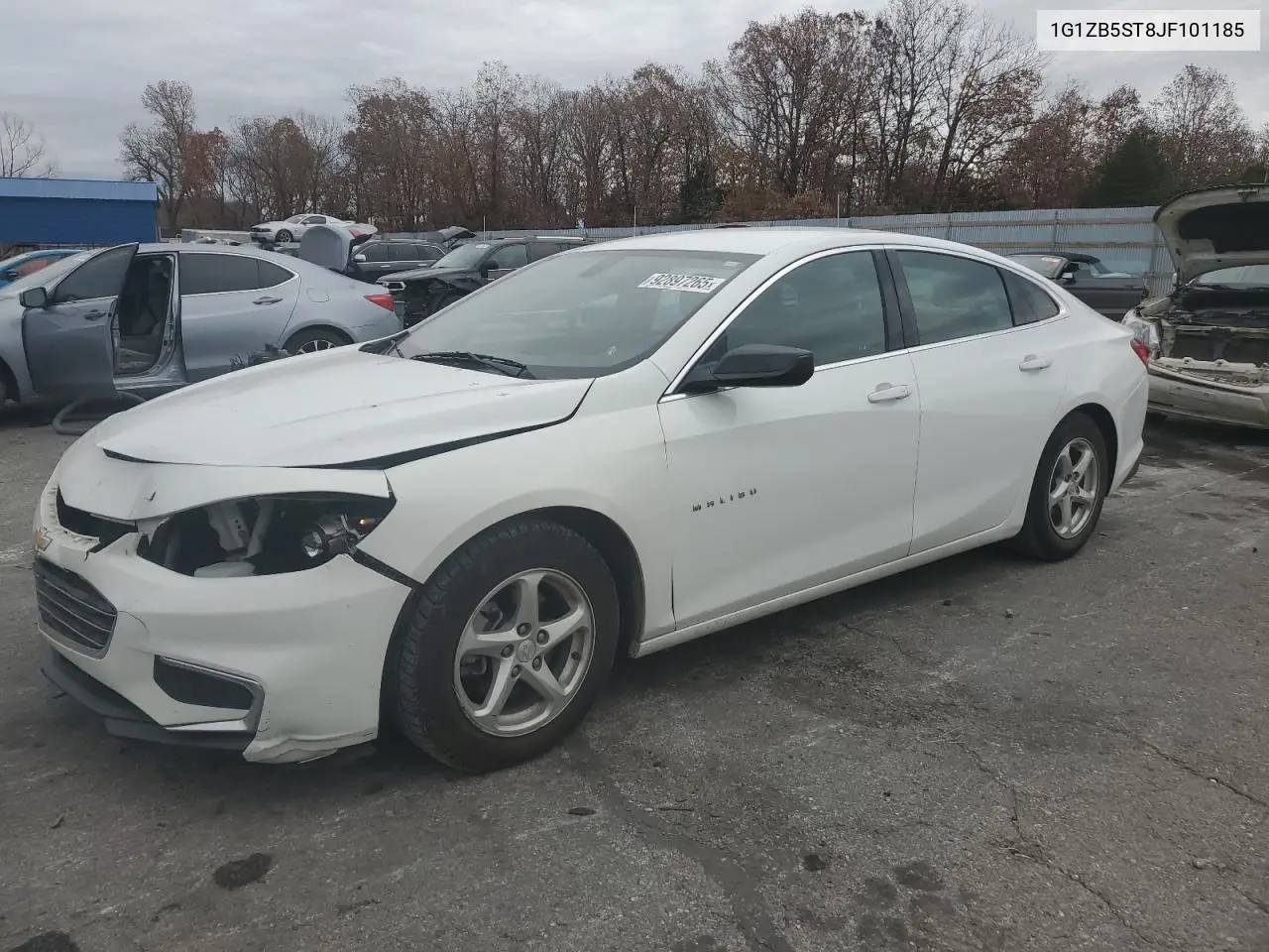 1G1ZB5ST8JF101185 2018 Chevrolet Malibu Ls