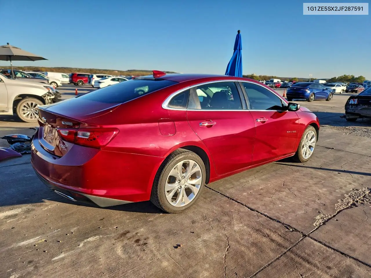 1G1ZE5SX2JF287591 2018 Chevrolet Malibu Premier