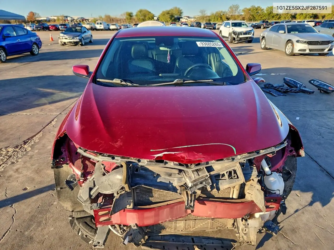1G1ZE5SX2JF287591 2018 Chevrolet Malibu Premier