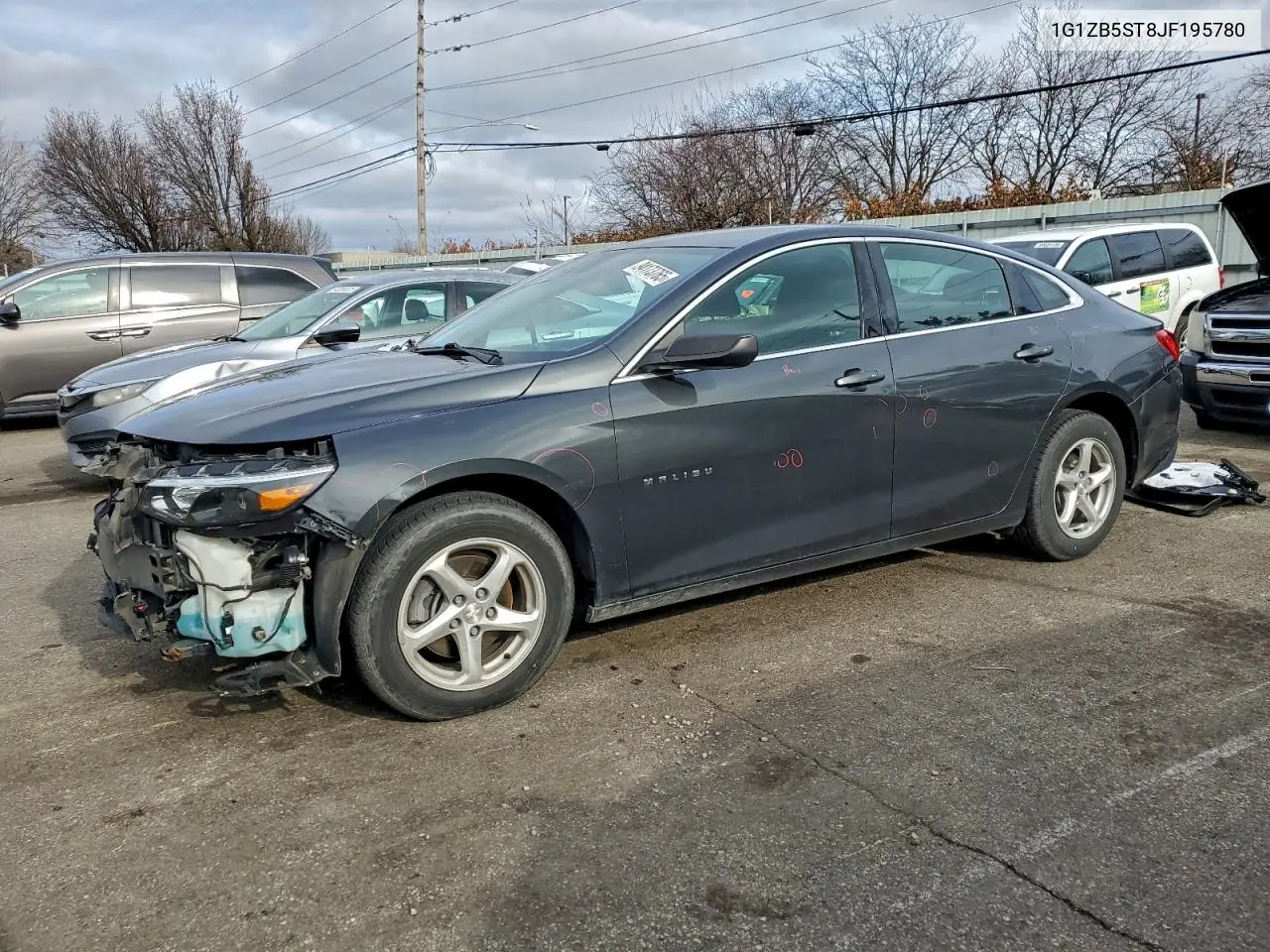 1G1ZB5ST8JF195780 2018 Chevrolet Malibu Ls