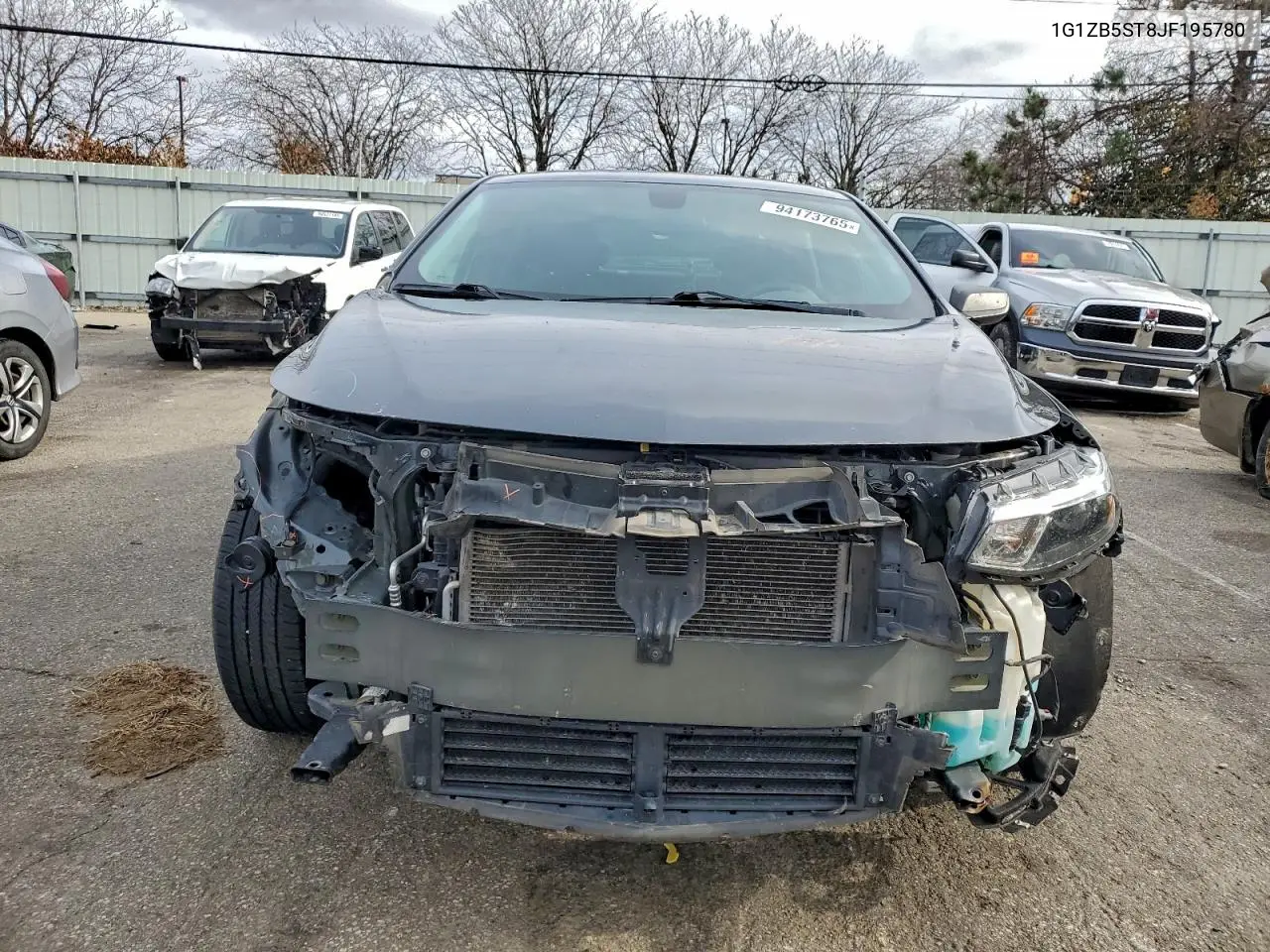 1G1ZB5ST8JF195780 2018 Chevrolet Malibu Ls