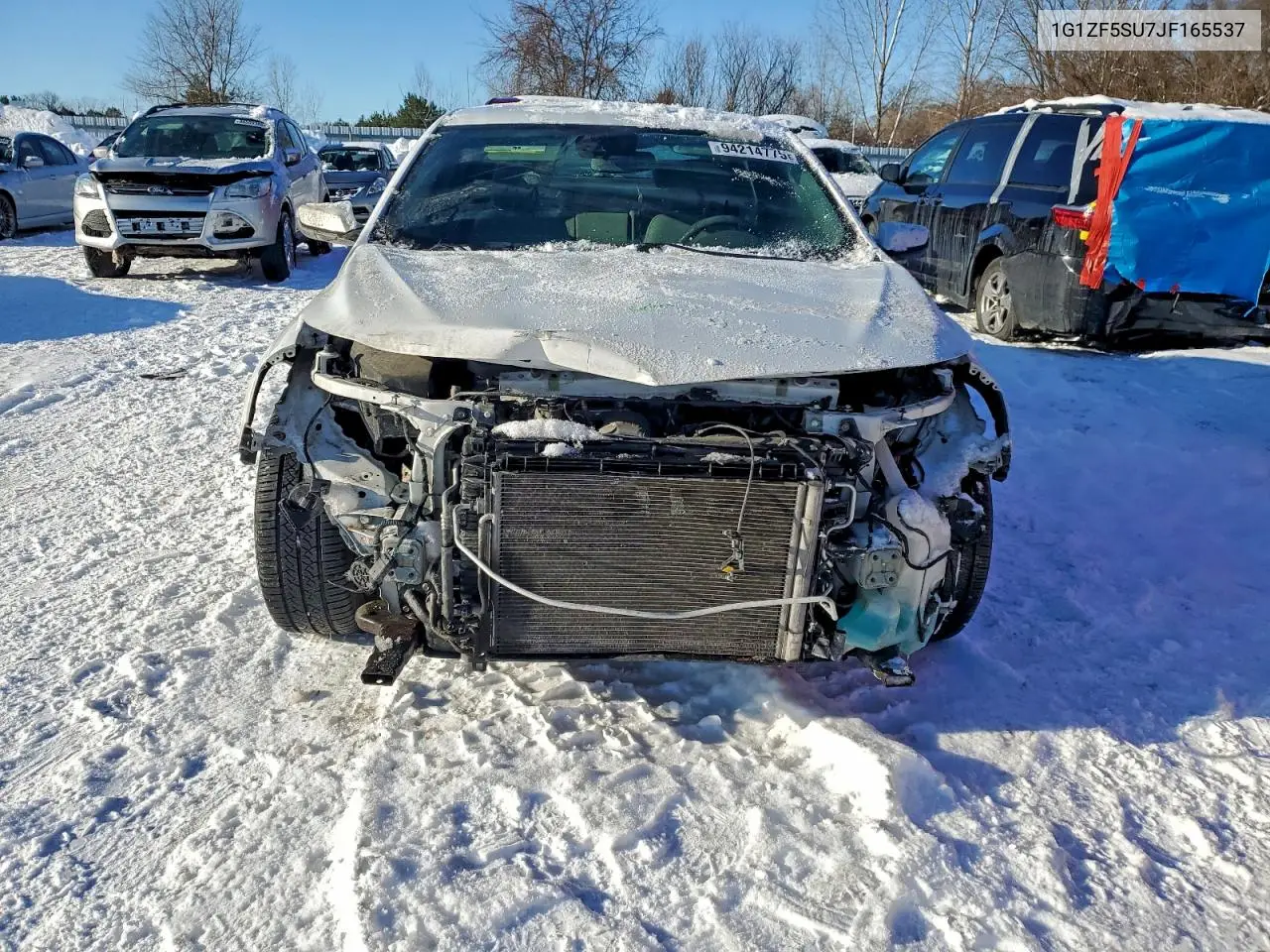 1G1ZF5SU7JF165537 2018 Chevrolet Malibu Hybrid