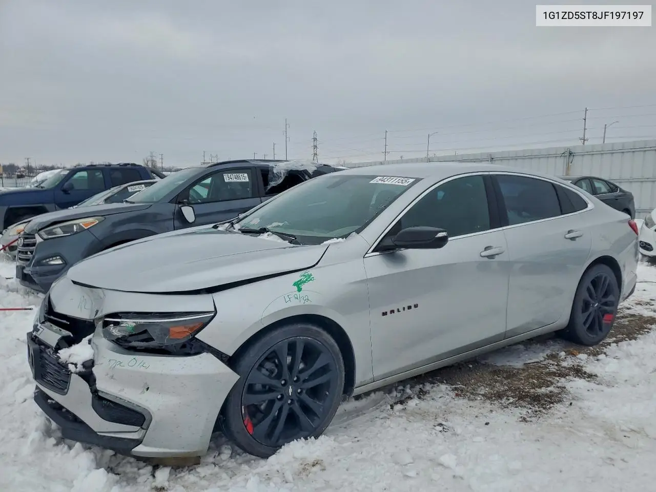 1G1ZD5ST8JF197197 2018 Chevrolet Malibu Lt