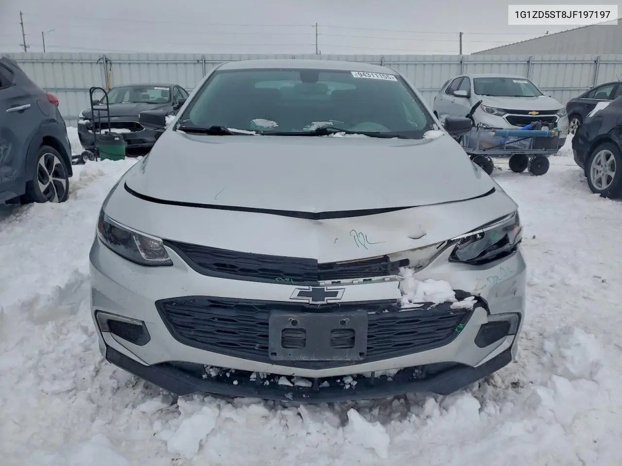 1G1ZD5ST8JF197197 2018 Chevrolet Malibu Lt