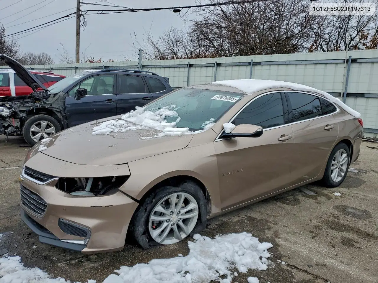 1G1ZF5SU2JF197313 2018 Chevrolet Malibu Hybrid