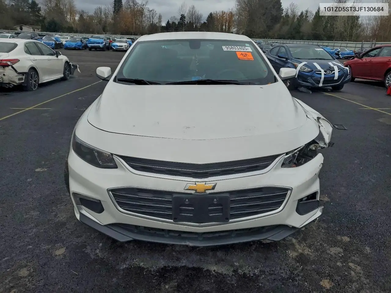 1G1ZD5ST3JF130684 2018 Chevrolet Malibu Lt