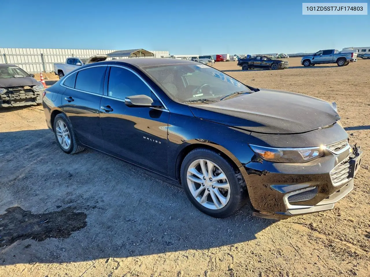 1G1ZD5ST7JF174803 2018 Chevrolet Malibu Lt