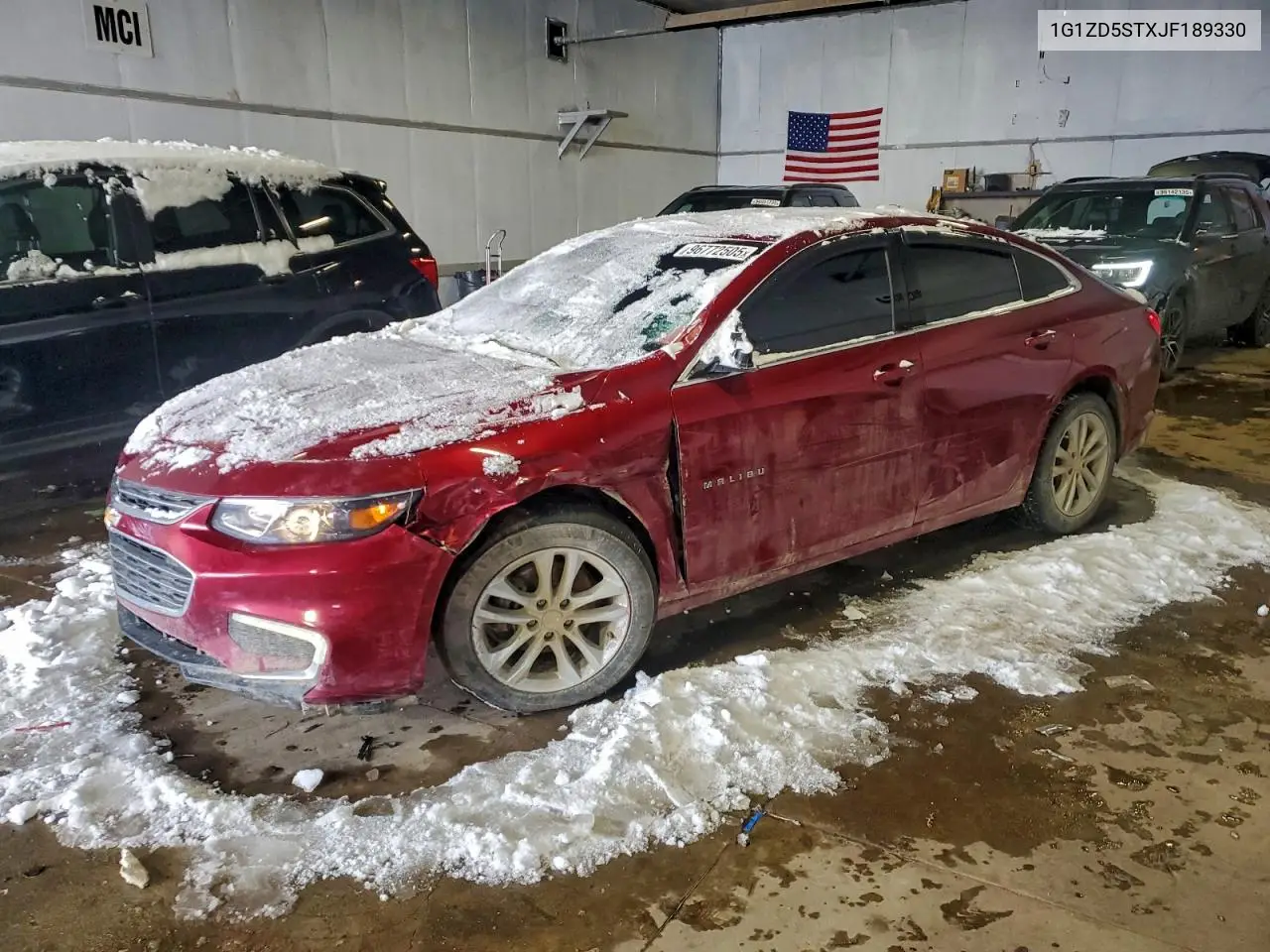1G1ZD5STXJF189330 2018 Chevrolet Malibu Lt